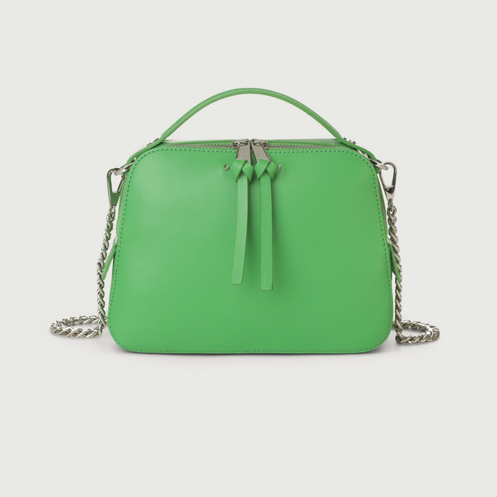 Orciani Mini Chéri Vanity Bag in Mint Green Leather - 5