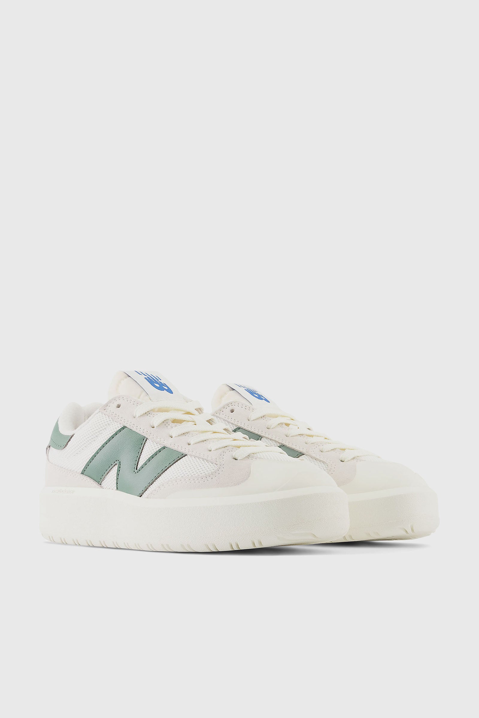 New Balance Sneaker CT302 Pelle Bianco/Verde - 2