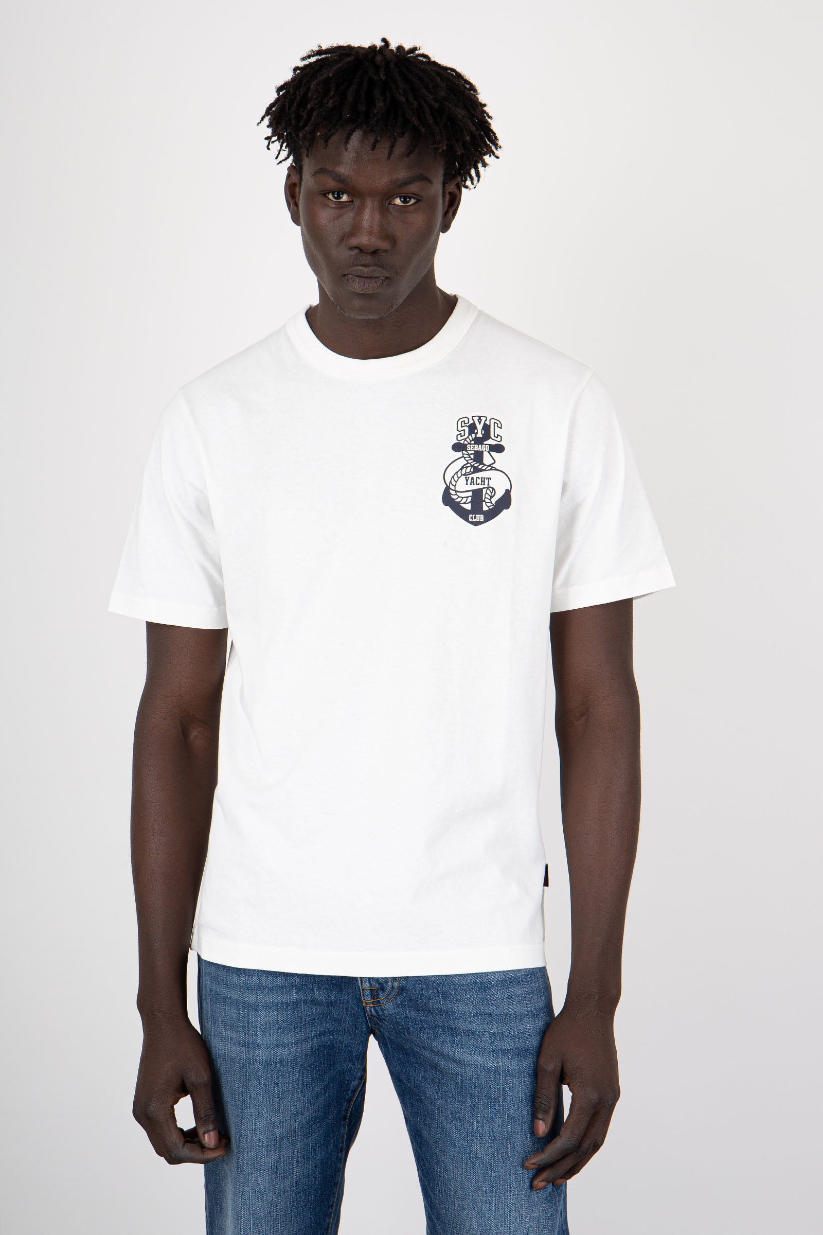 Sebago T-shirt Exeter Bianco Uomo - 3