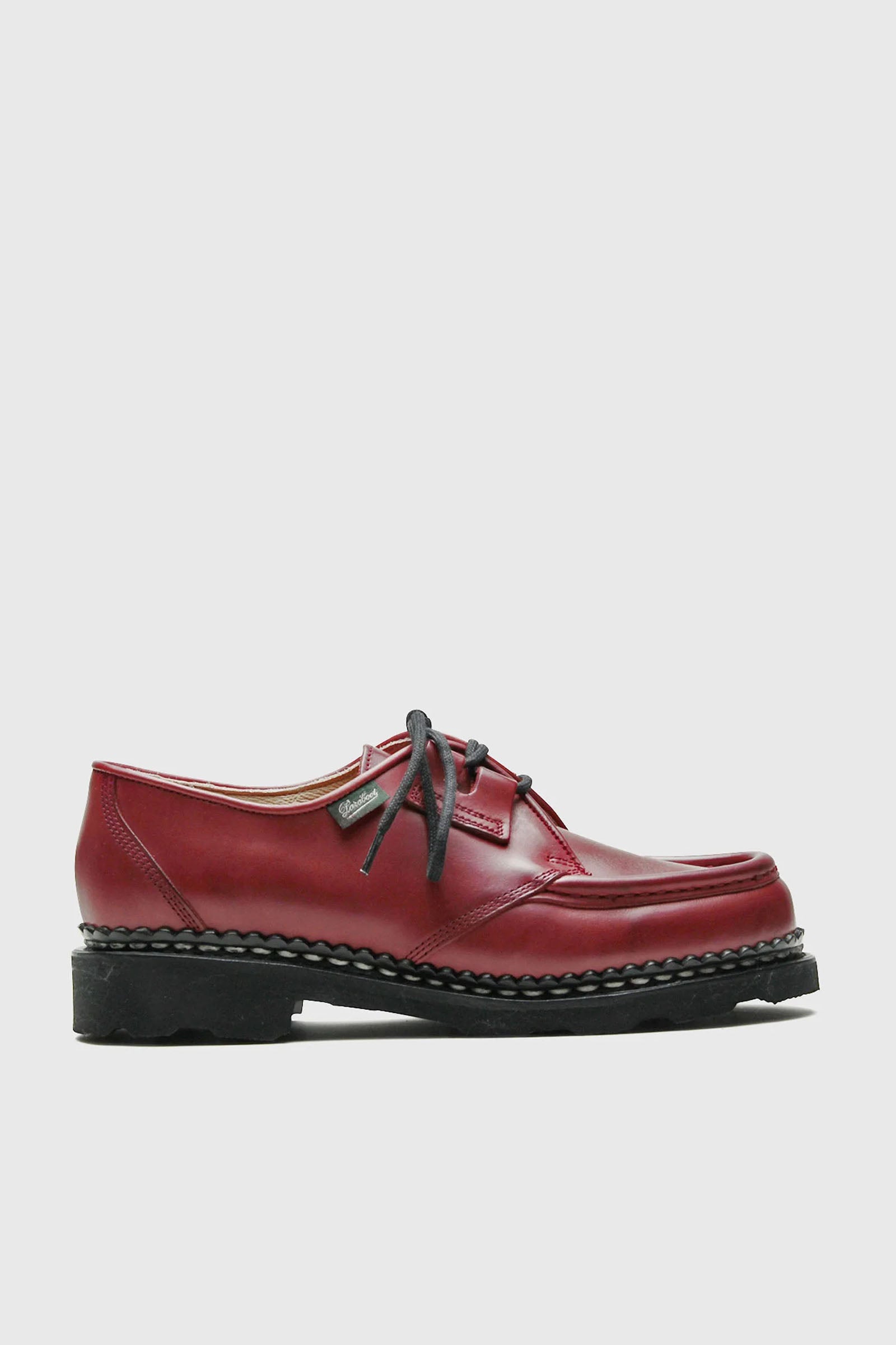 Paraboot Scarpa Derby Beaubourg Lisse Rouge Rosso Donna - 1