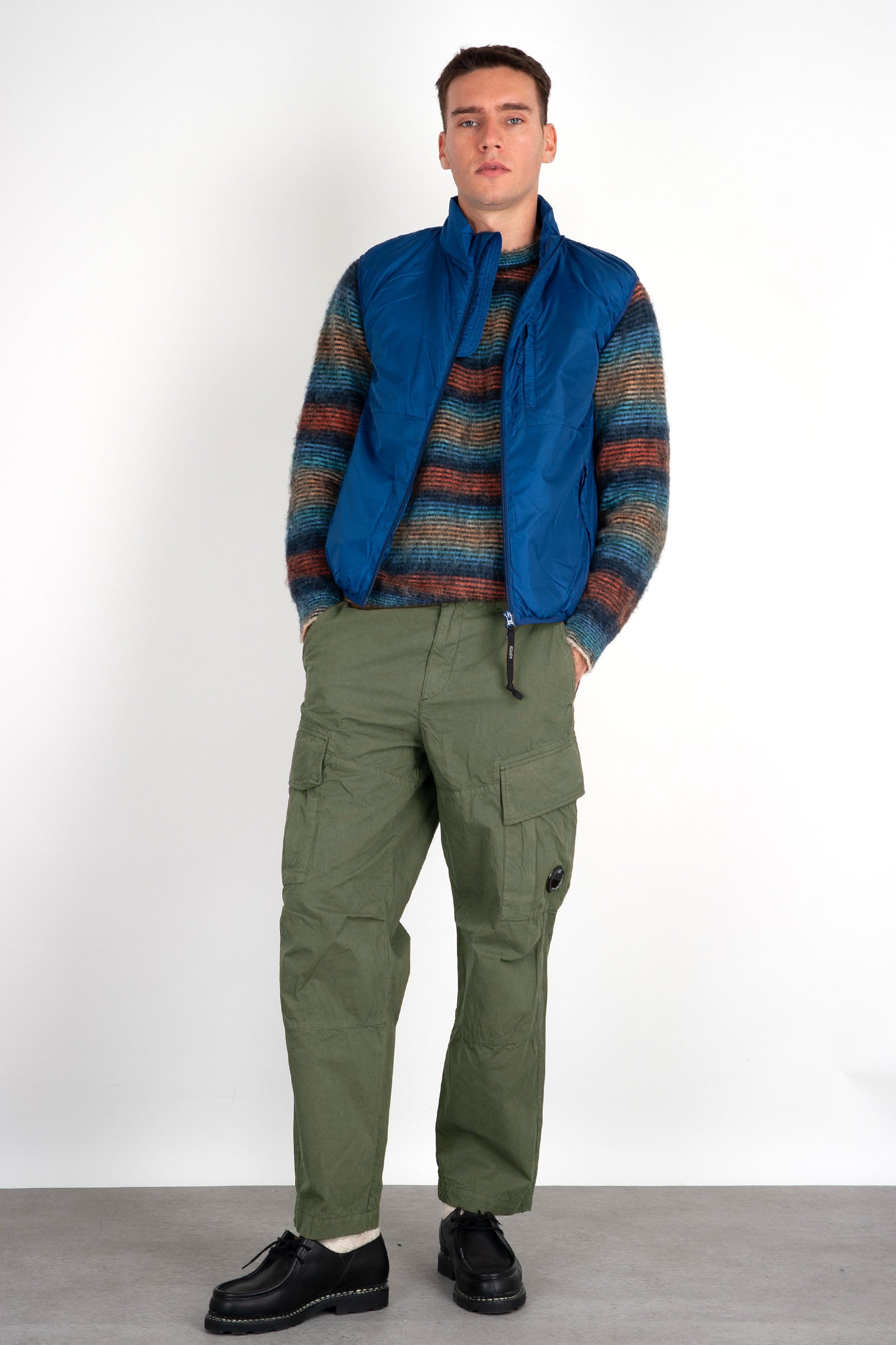 Roberto Collina Multicolor Striped Sweater, Alpaca/Mohair Wool Blend - 5