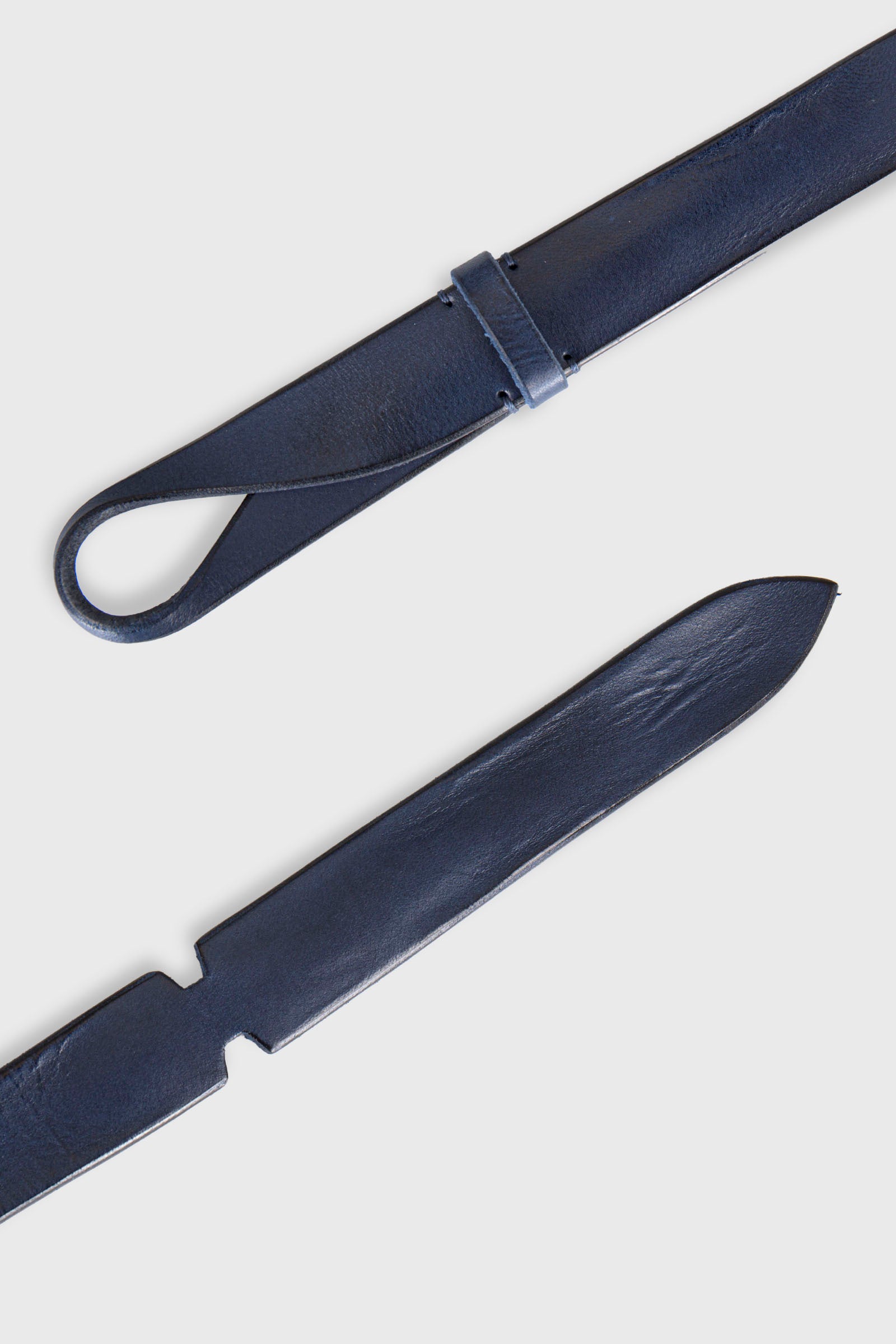 Leather Dive Nobuckle Belt - 2