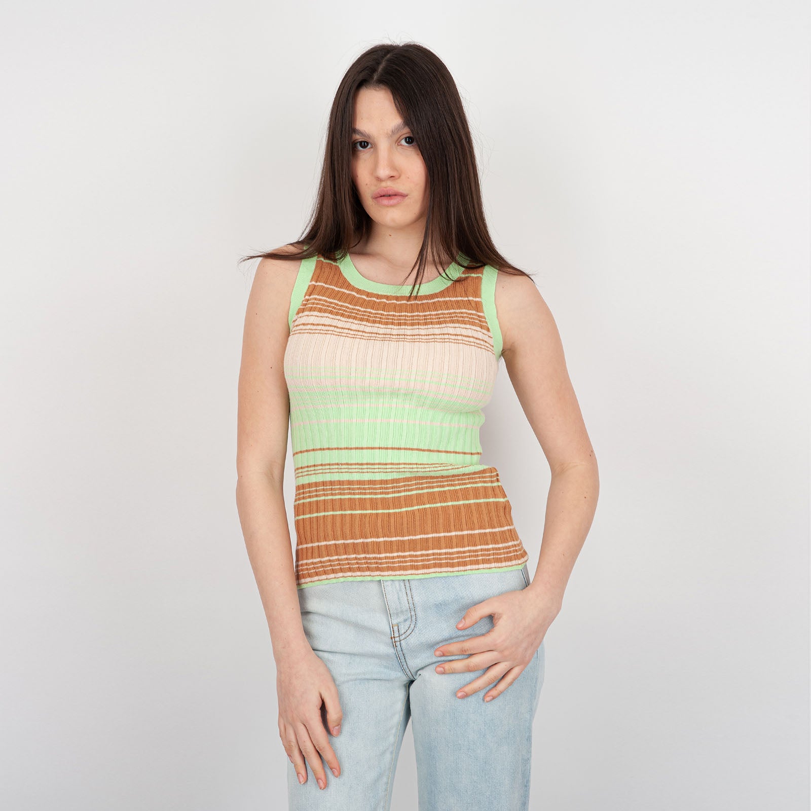 Absolut Cashmere Hilary Multicolor Wool Tank Top - 6