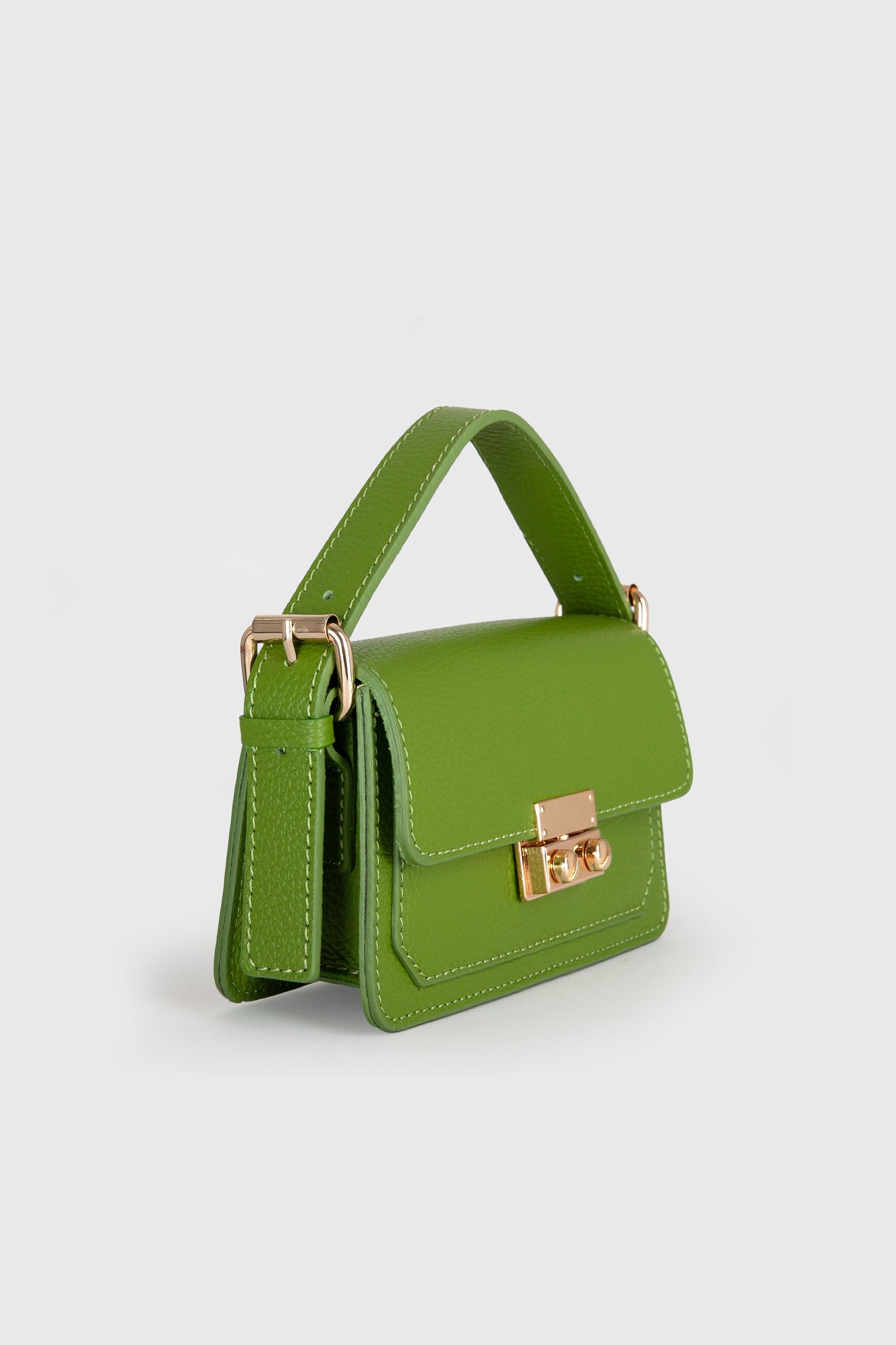 Almala Bag Green Leather Bag - 2