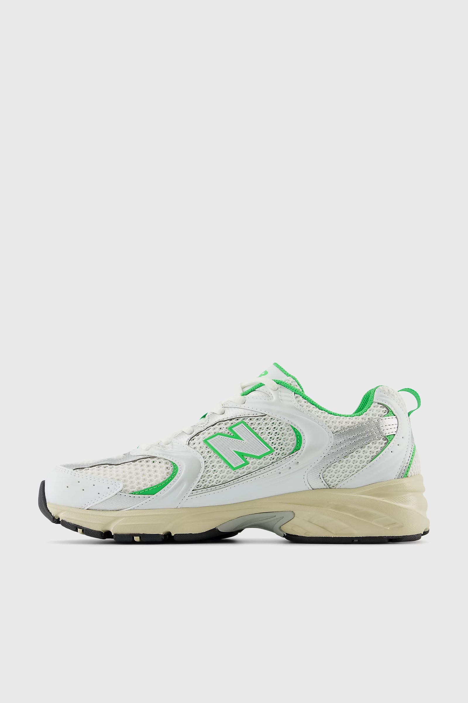 New Balance Sneaker 530  Bianco/Verde - 5