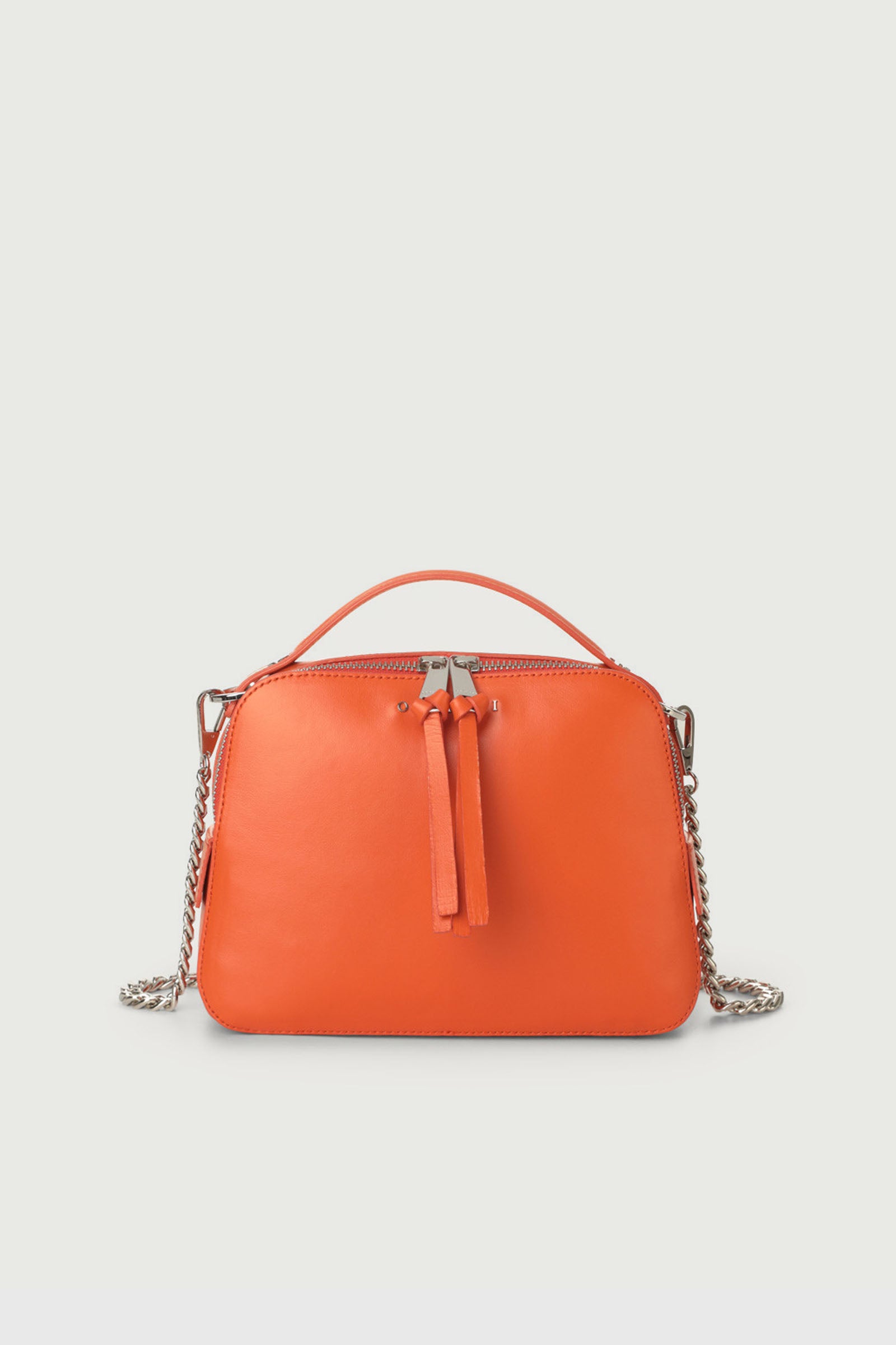 Orciani Mini Bag Chéri Vanity Leather Orange - 1