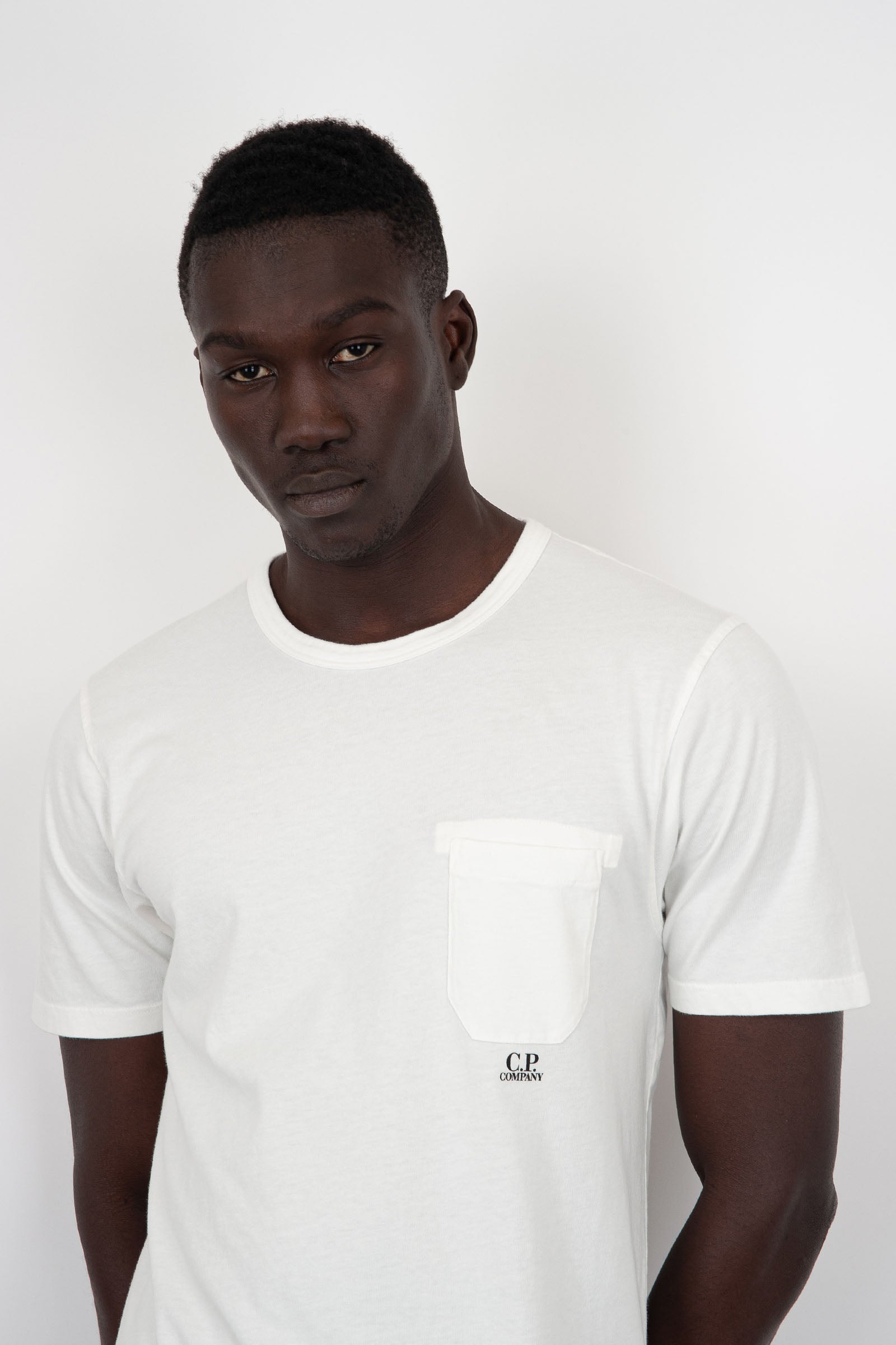 C.P. Company T-Shirt 24/1 Jersey Cotone Bianco - 1
