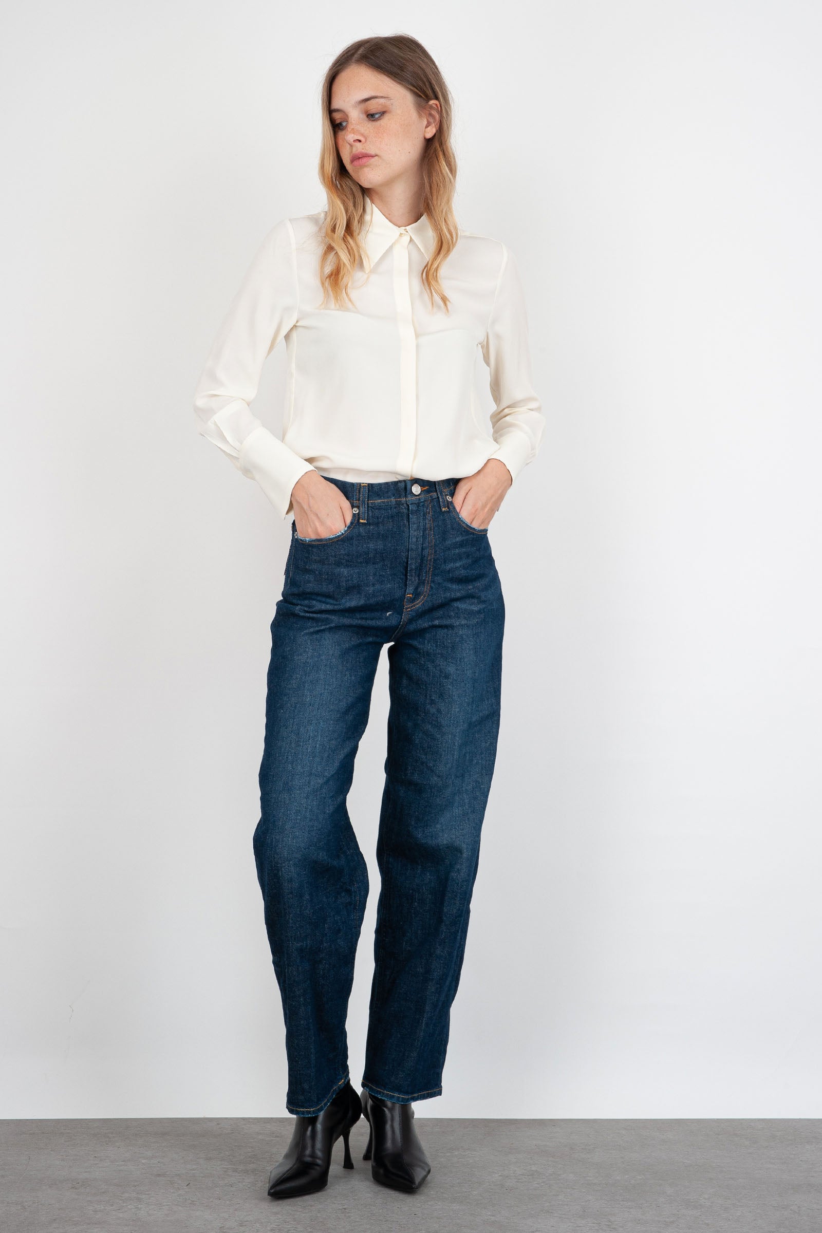 Jeans Blu Scuro Margie Donna - 2