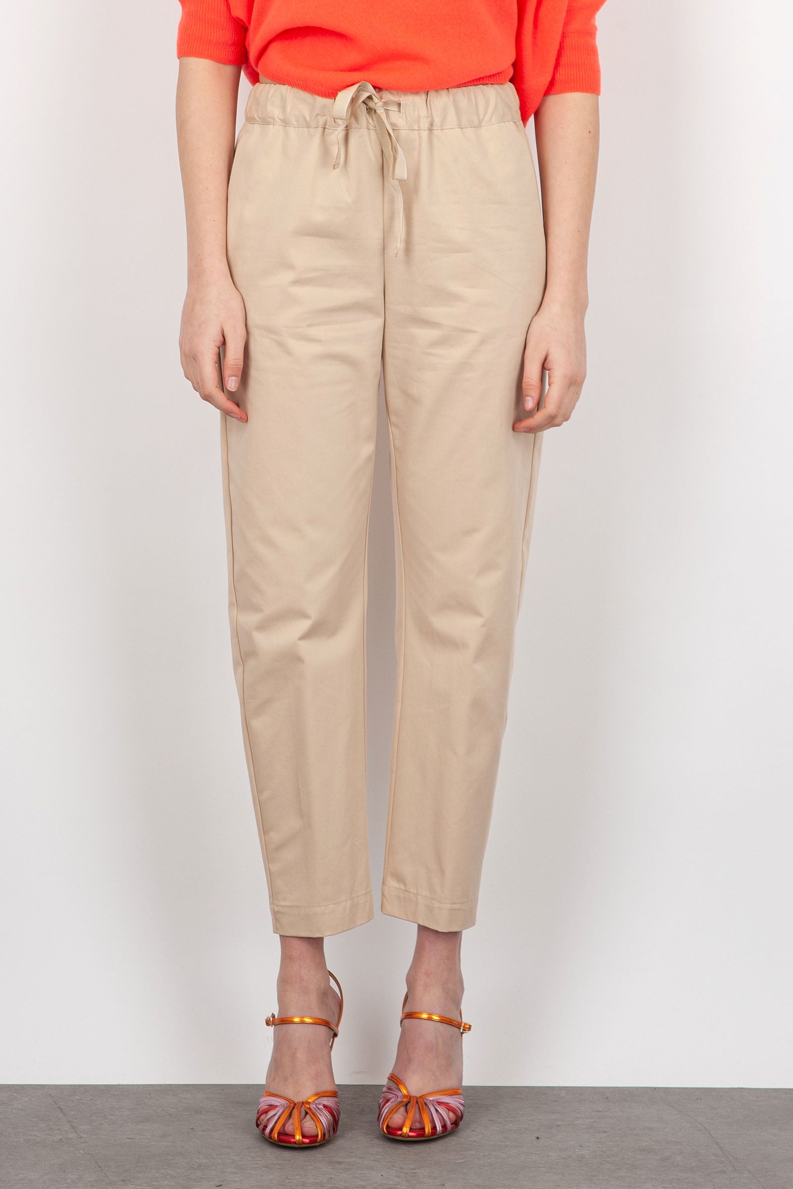 Semicouture Buddy Trousers Camel Cotton - 3