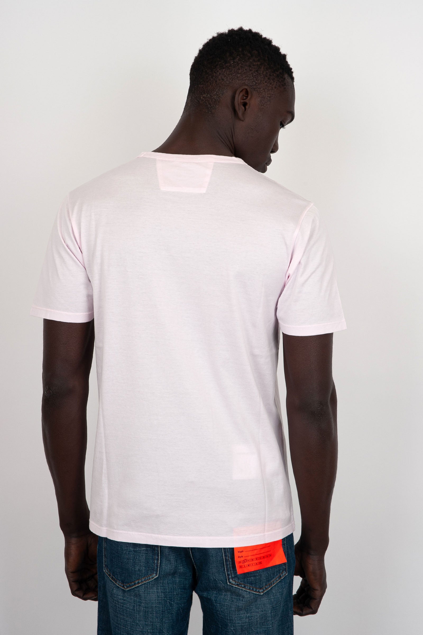 C.P. Company T-Shirt 70/2 Mercerized Jersey Light Pink - 4