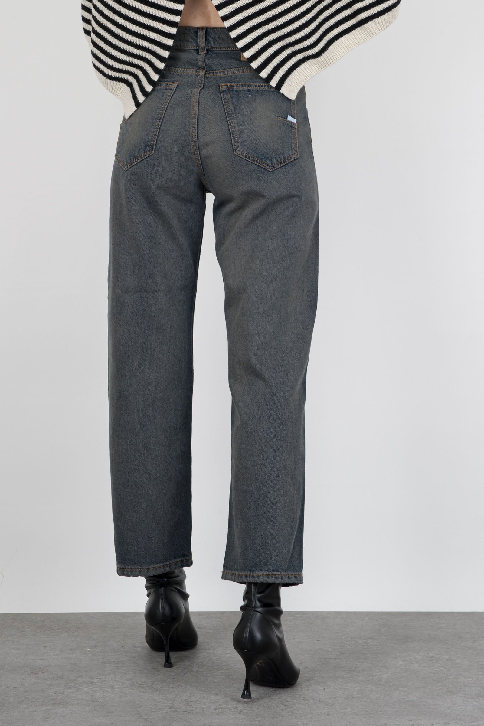 Jeans Regular Uma Grigio Donna - Grifoni GJ24201491T072 - 5