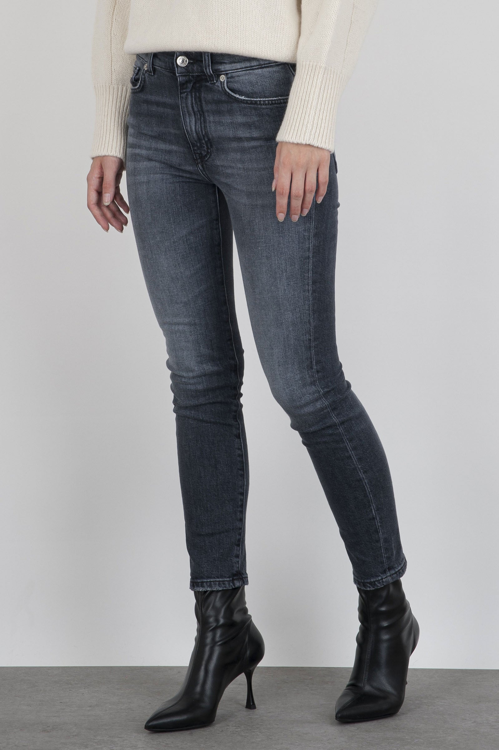 Grifoni Jeans Regular Slim Jiji Grigio Donna GJ24200290NM46 - 3