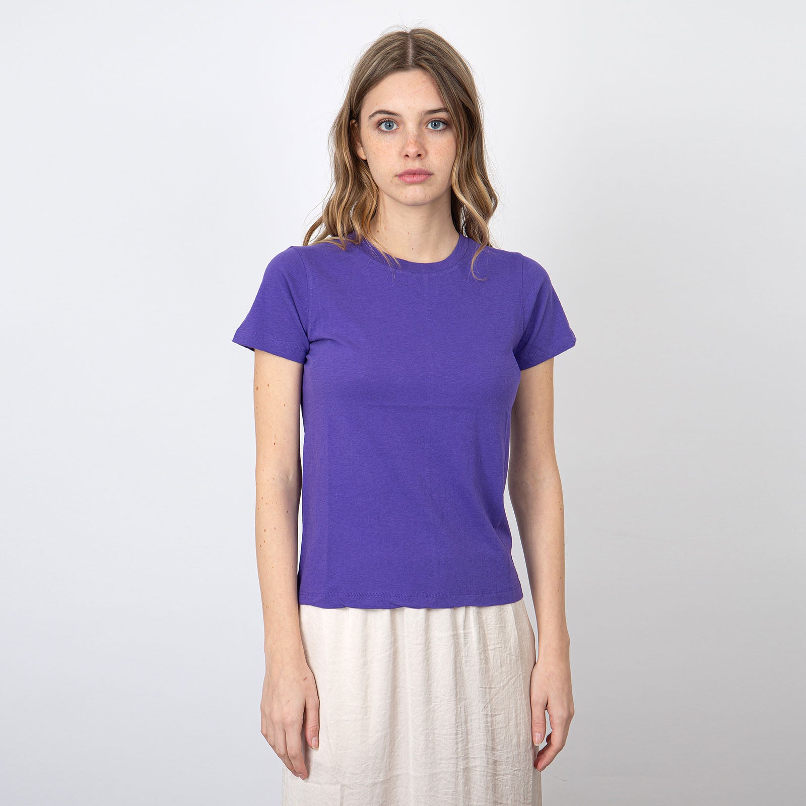American Vintage T-shirt Gamipy Cotton Purple - 6