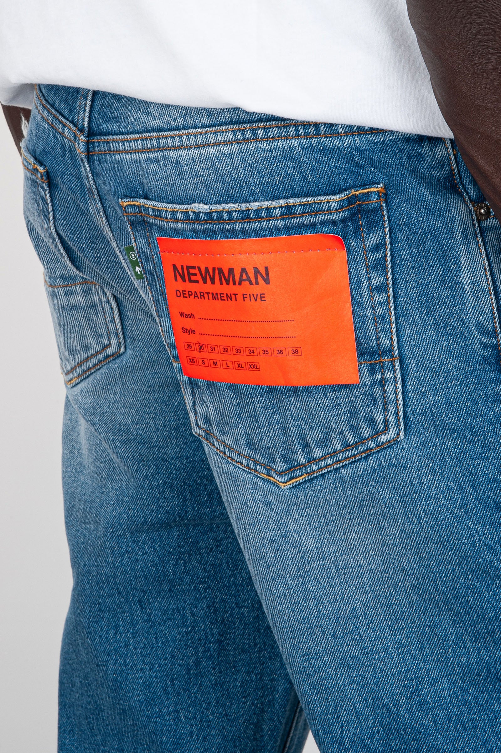 Newman Medium Blue Men's Jeans - 2