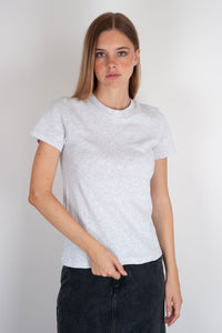 American Vintage Sonoma Cotton T-Shirt Melange Gray american vintage