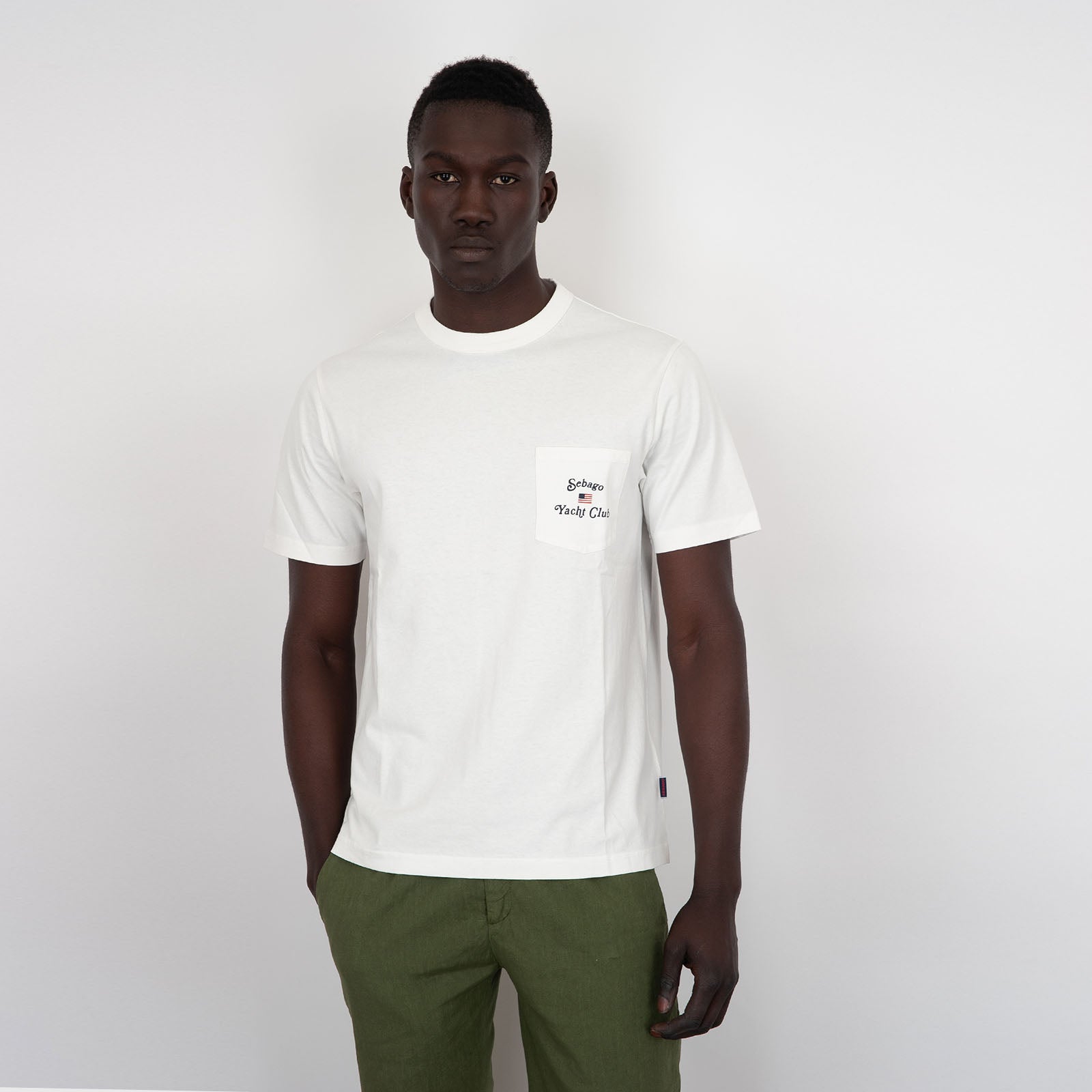 Sebago T-Shirt Howland White Cotton Off - 6