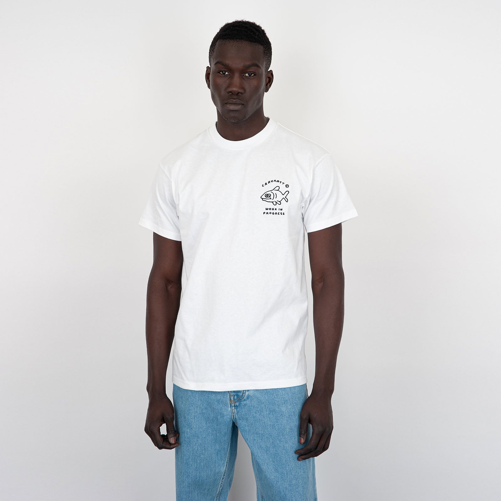 Carhartt WIP Icons Cotton T-Shirt White - 6