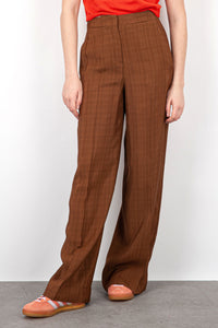 SemiCouture Marlee Synthetic Trousers Tobacco semicouture