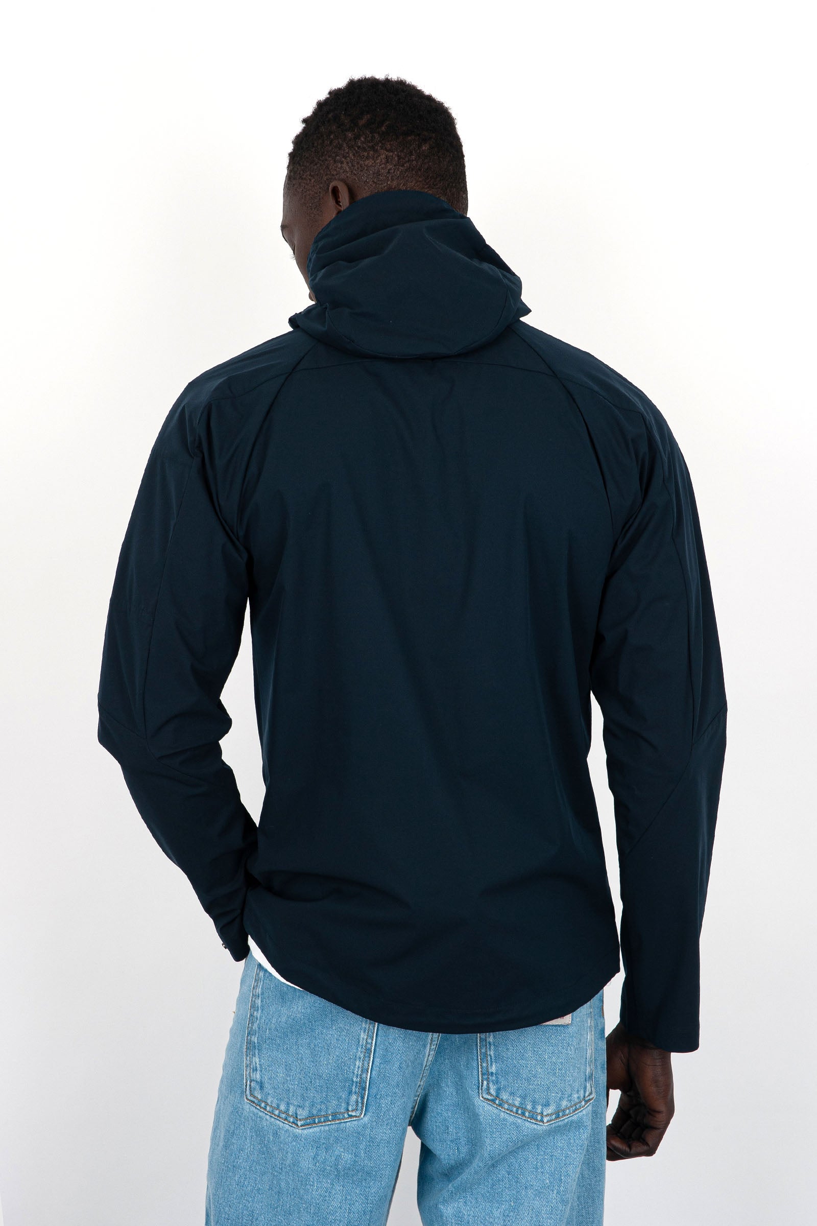 C.P. Company Pro-Tek Hooded Synthetic Jacket Blue - 4