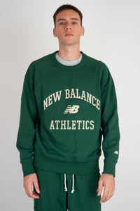 New Balance Athletics VarsityGreen Cotton Sweatshirt new balance