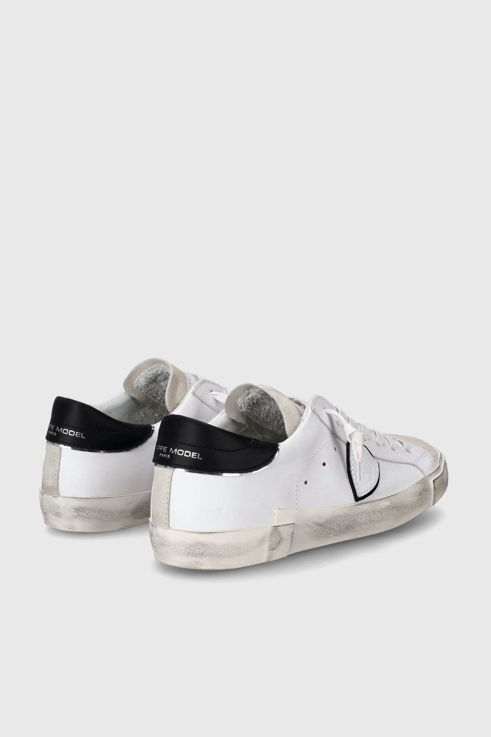 Philippe Model Sneaker PRSX Basic Pelle Bianco/Nero - 3