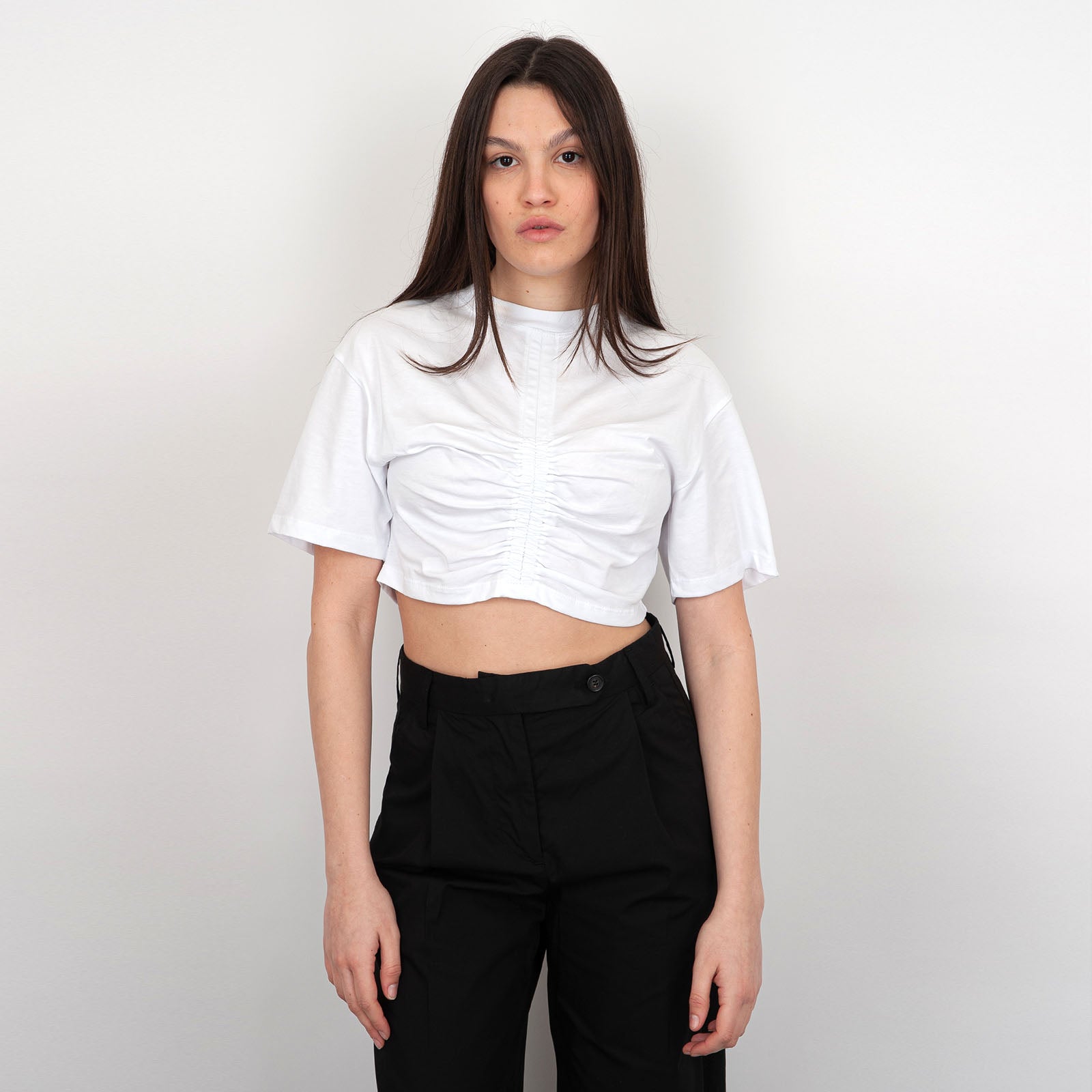 SemiCouture T-Shirt Kaisha Cotone Bianco - 7