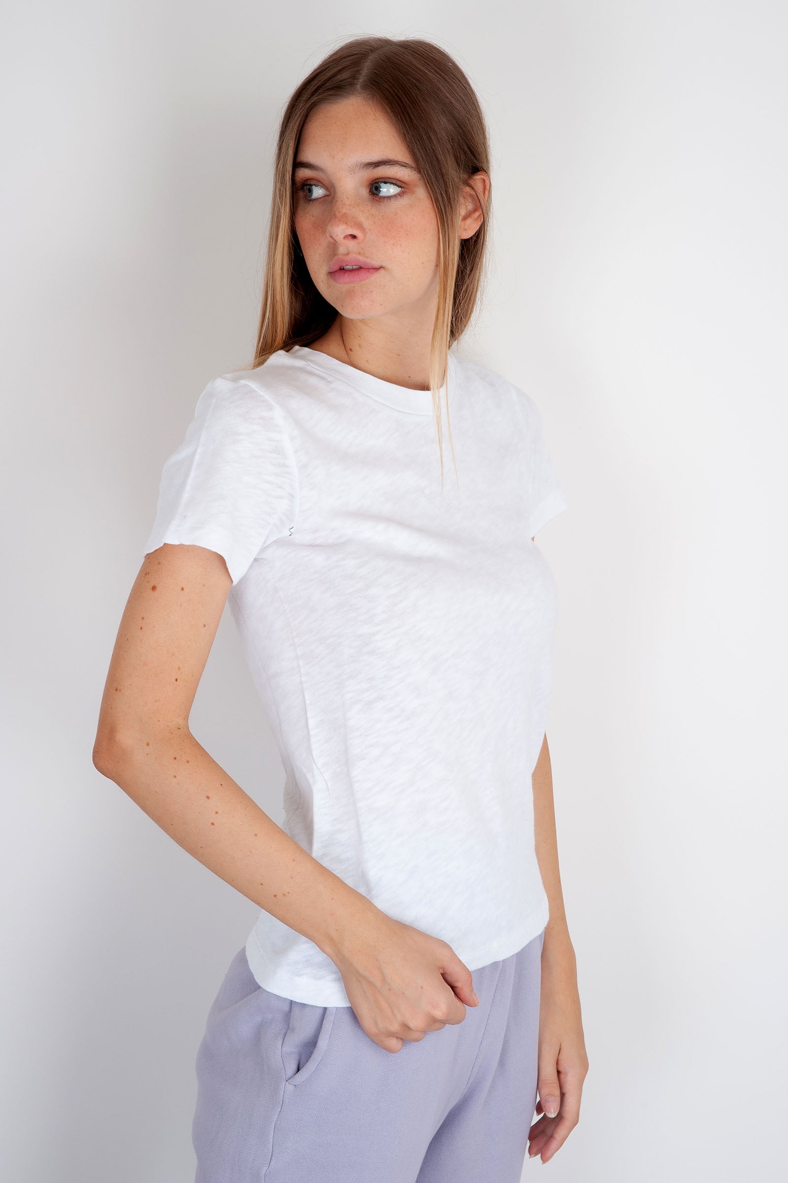 American Vintage Sonoma Cotton T-Shirt White - 3