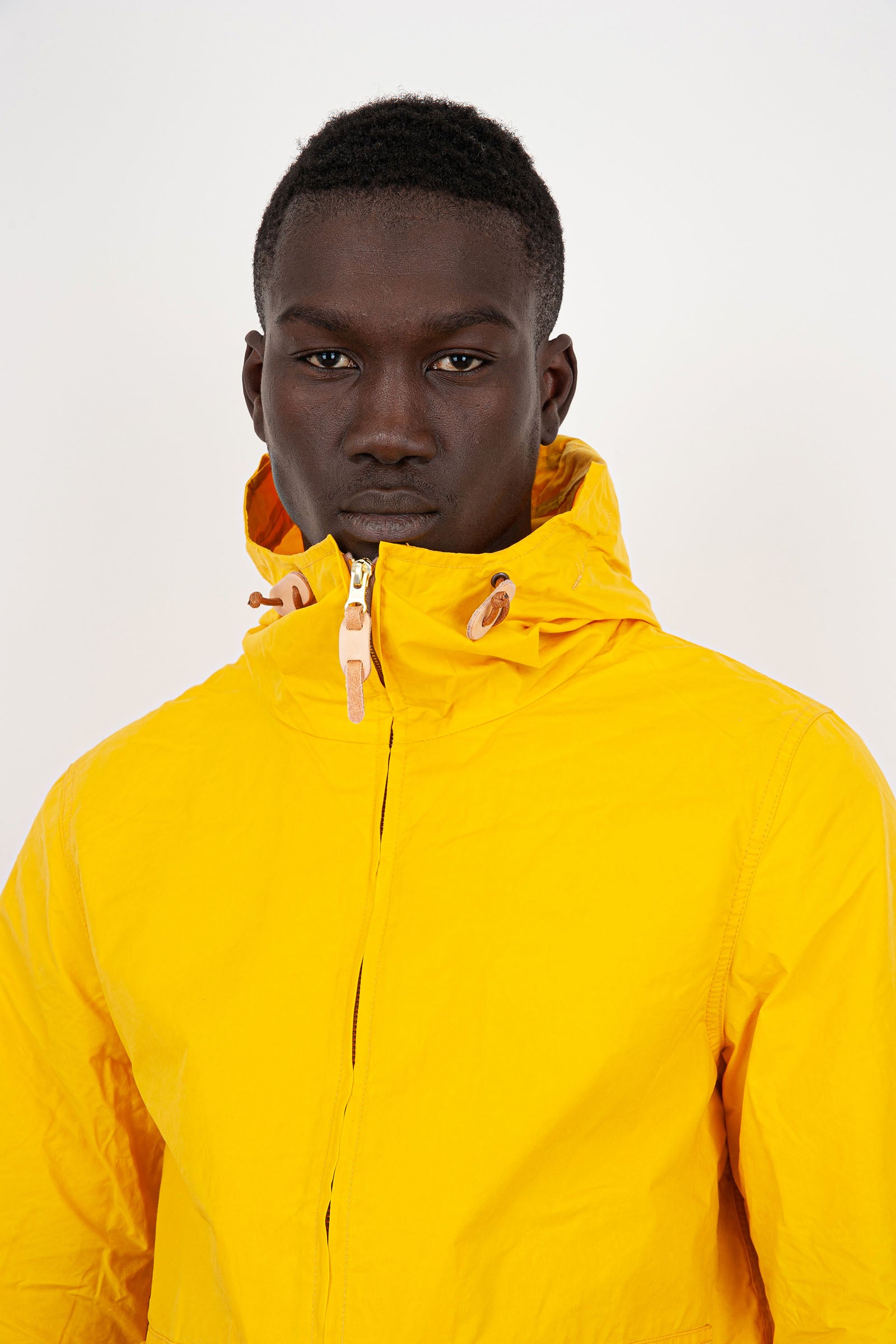 Manifattura Ceccarelli Blazer Coat With Hood Yellow Cotton - 2