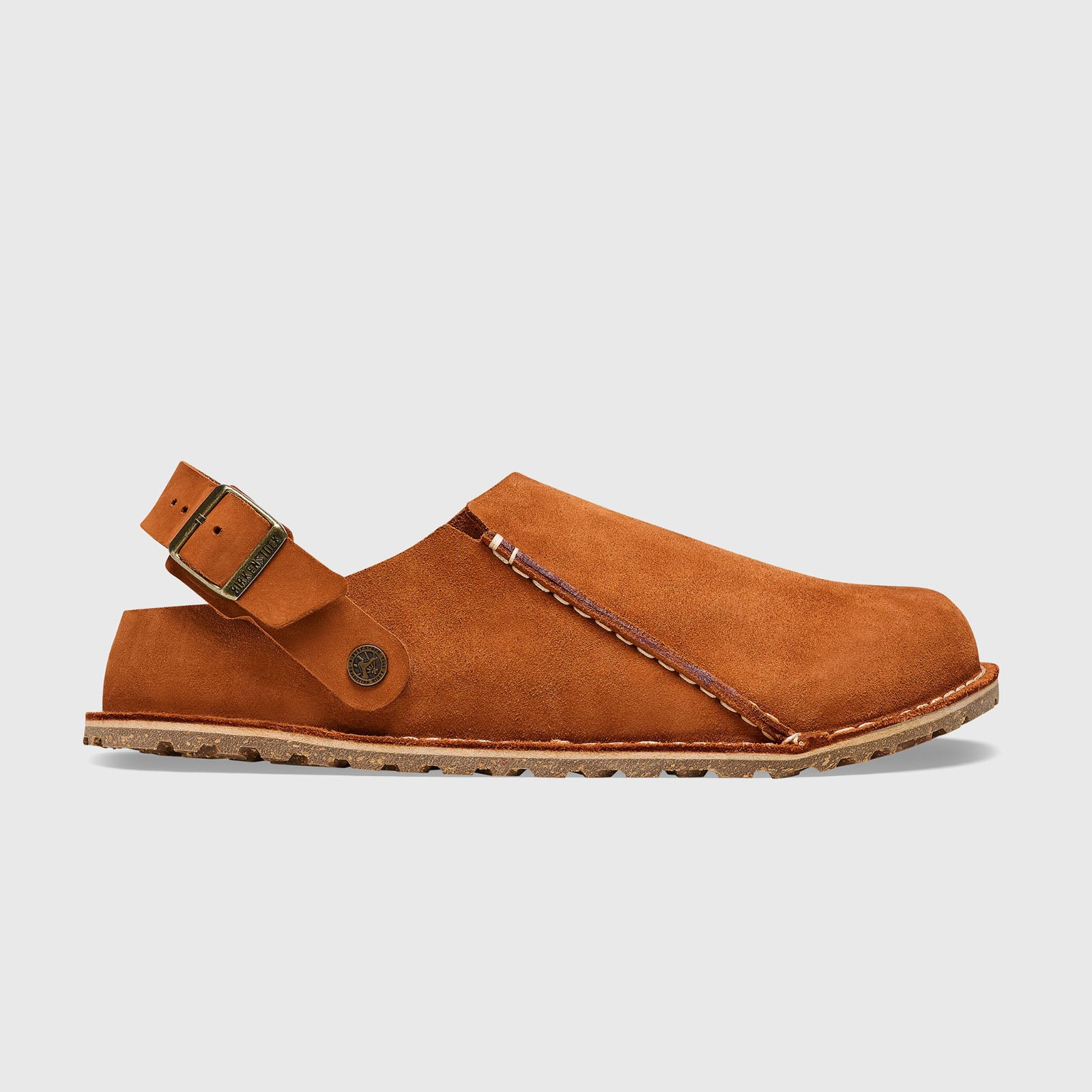 "Lutry Premium, Mink Suede Tobacco, in Brown Leather for Women" - 6