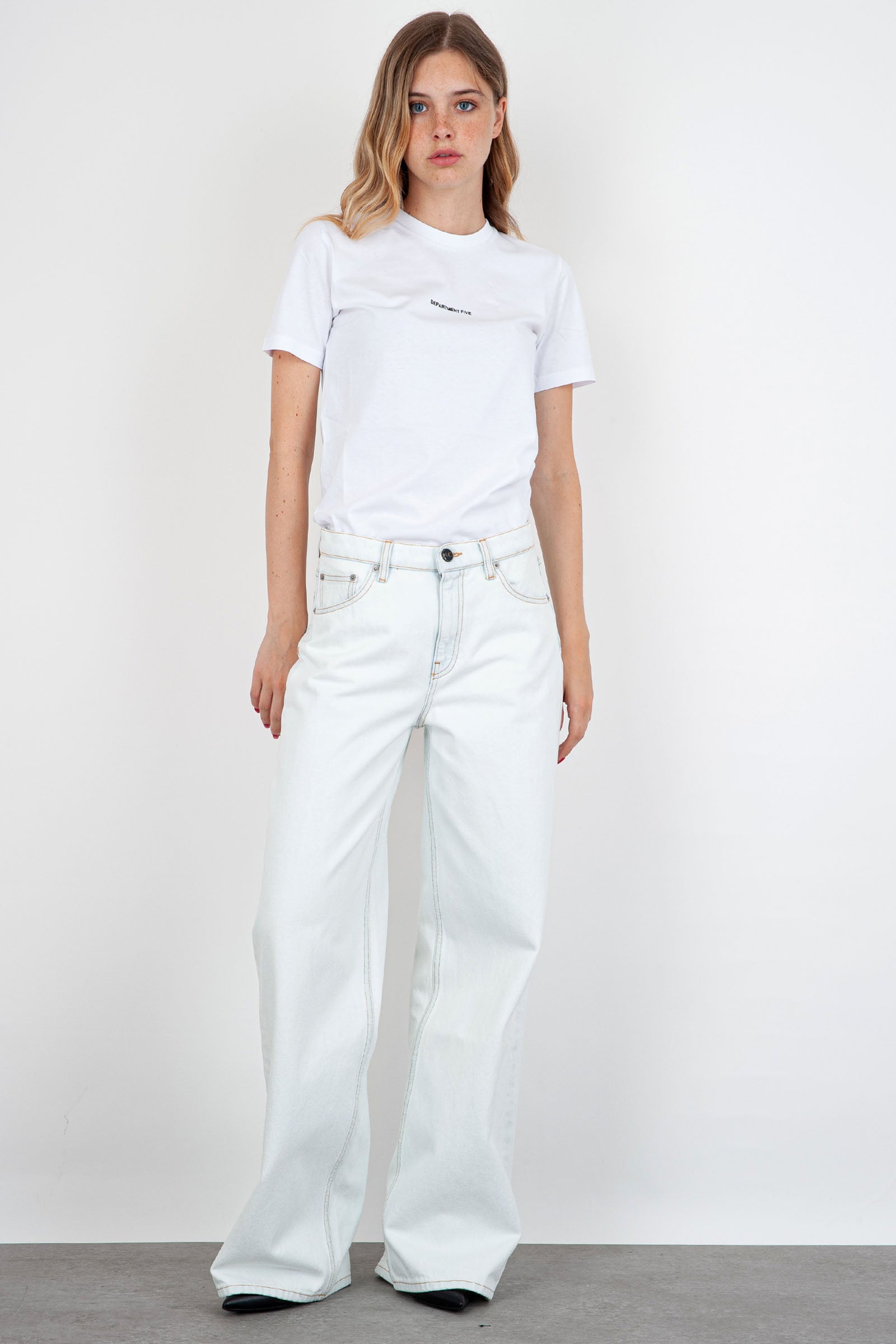 Jeans Domitille Bianco Donna - 7