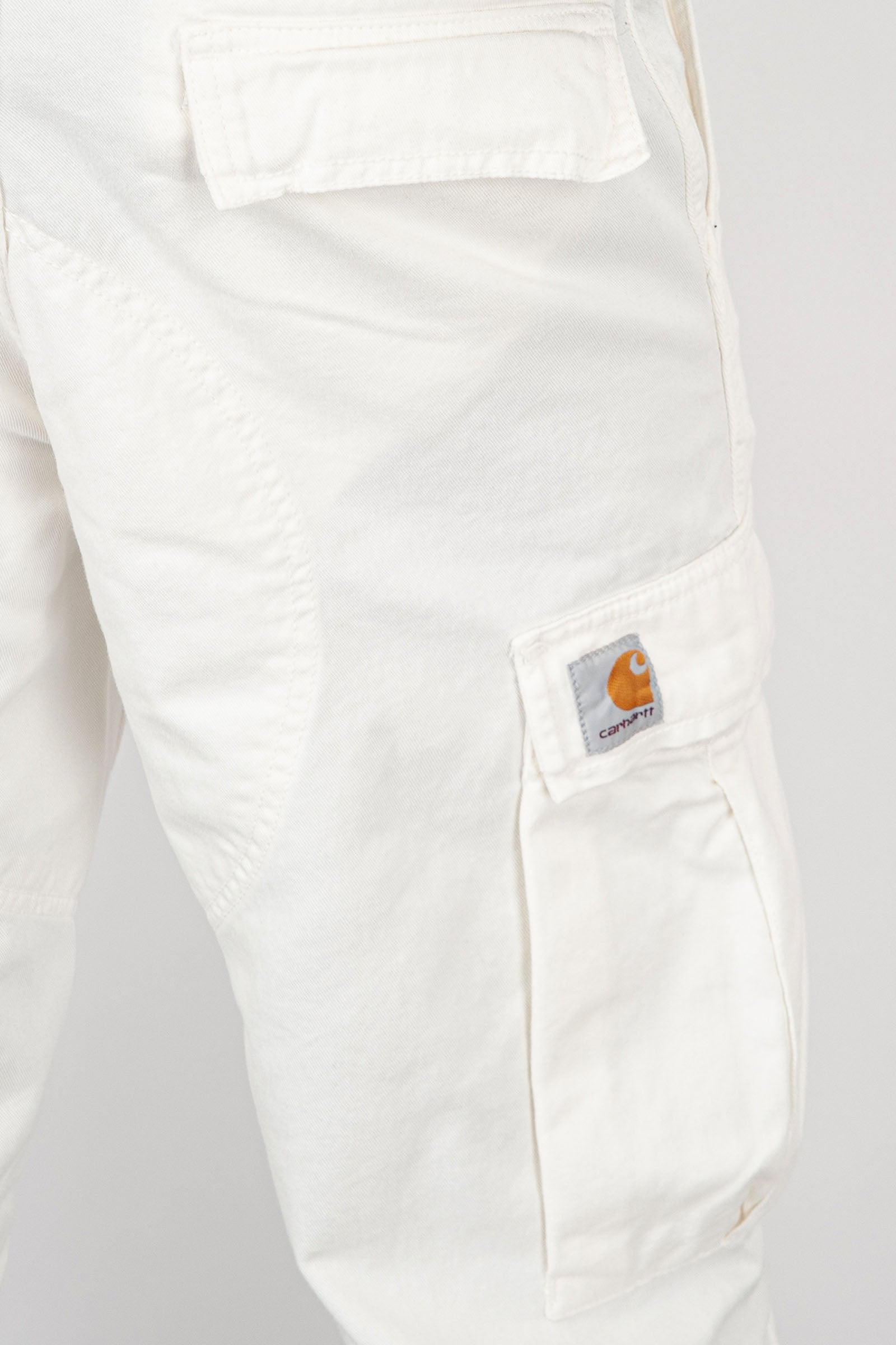 Carhartt WIP Pantalone Regular Cargo Cotone Bianco - 5