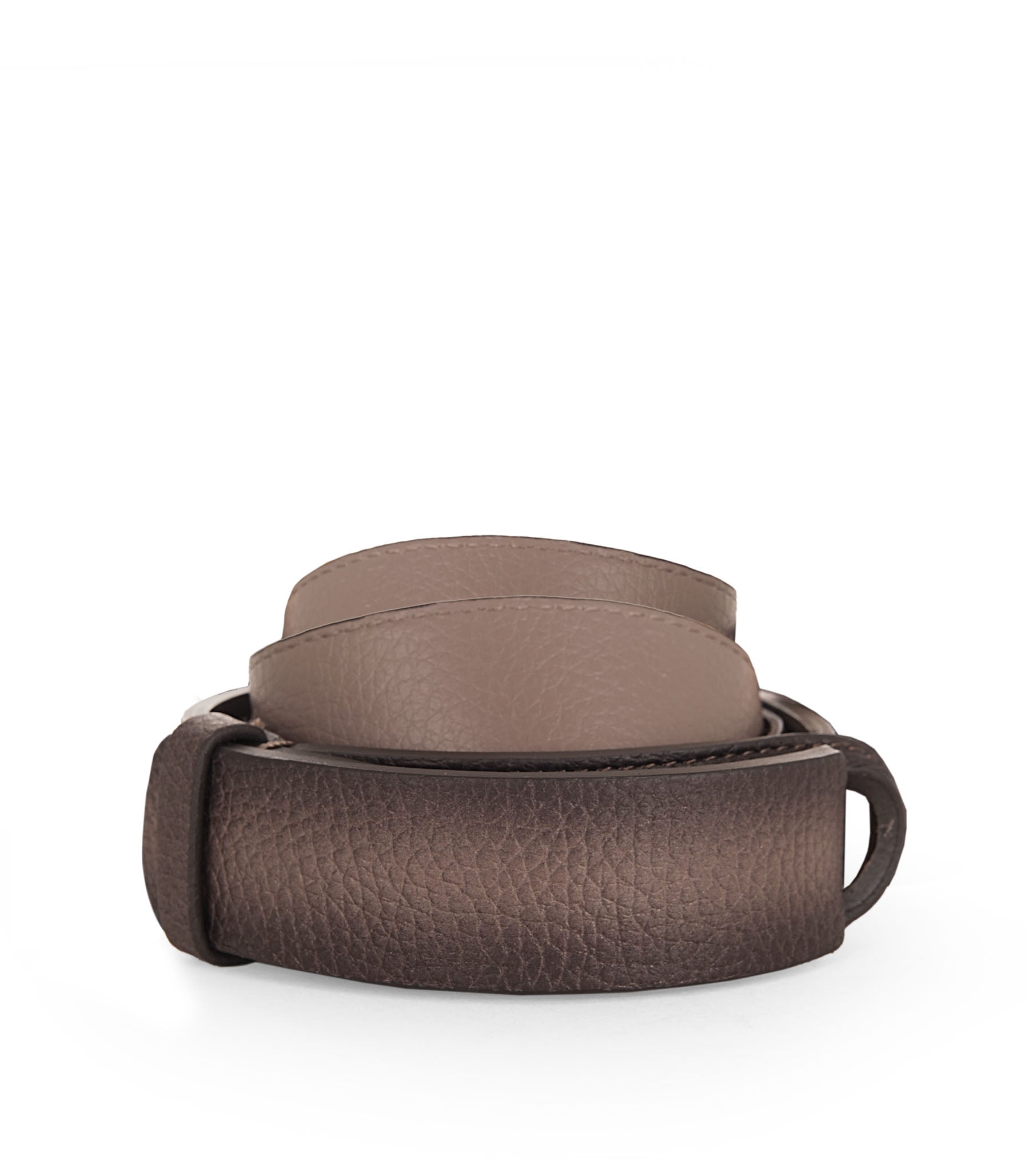 Micron Deep Leather Nobuckle Belt - 1
