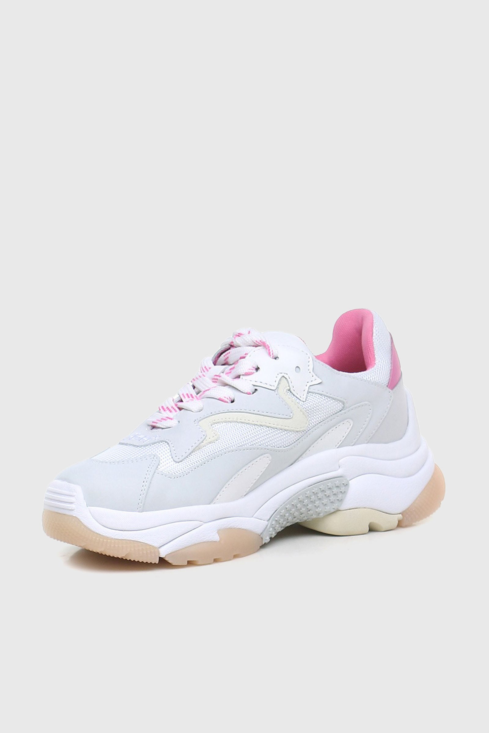Ash Sneaker Addict Synthetic White/Pink - 5