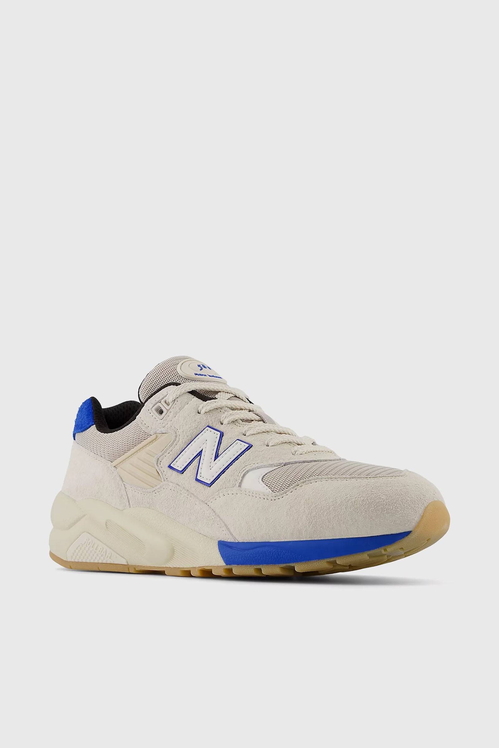 New Balance Sneakers 580 Synthetic Cream/Blue - 2
