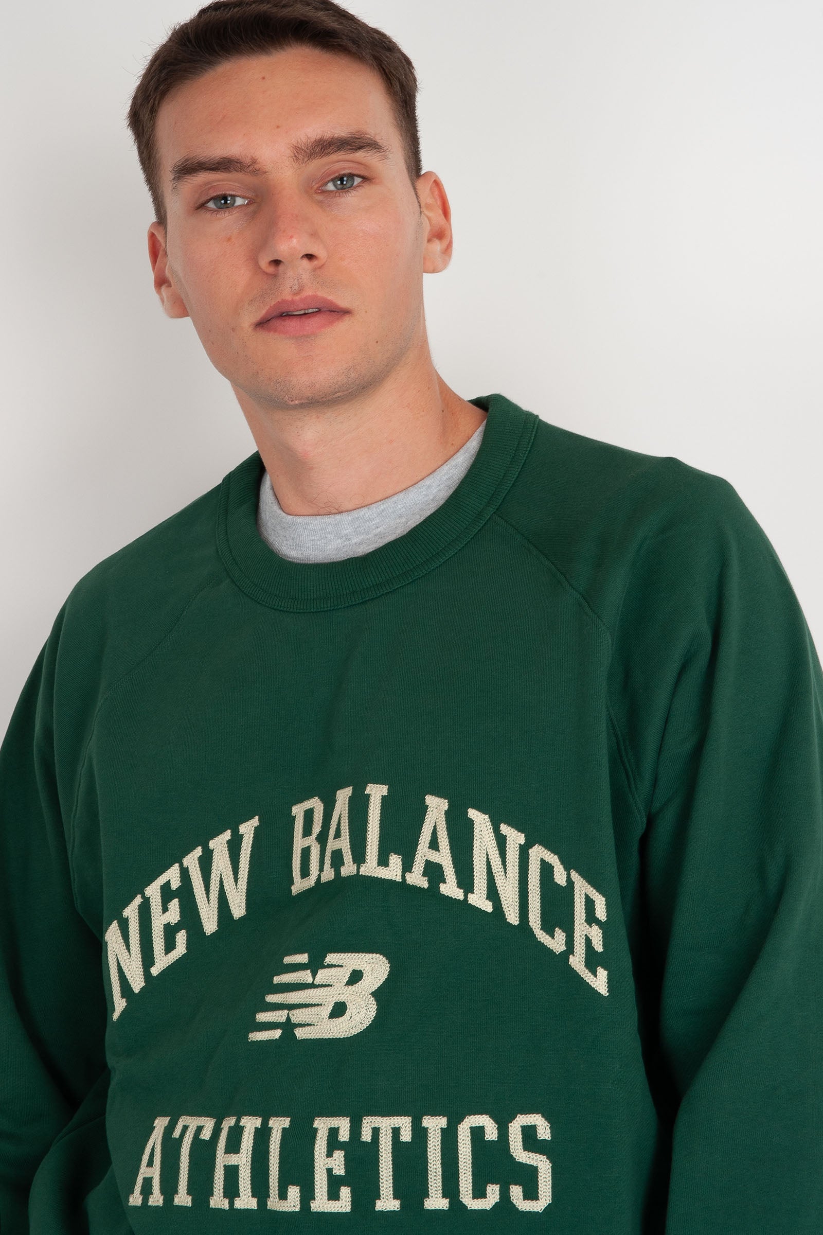 New Balance Athletics VarsityGreen Cotton Sweatshirt - 5