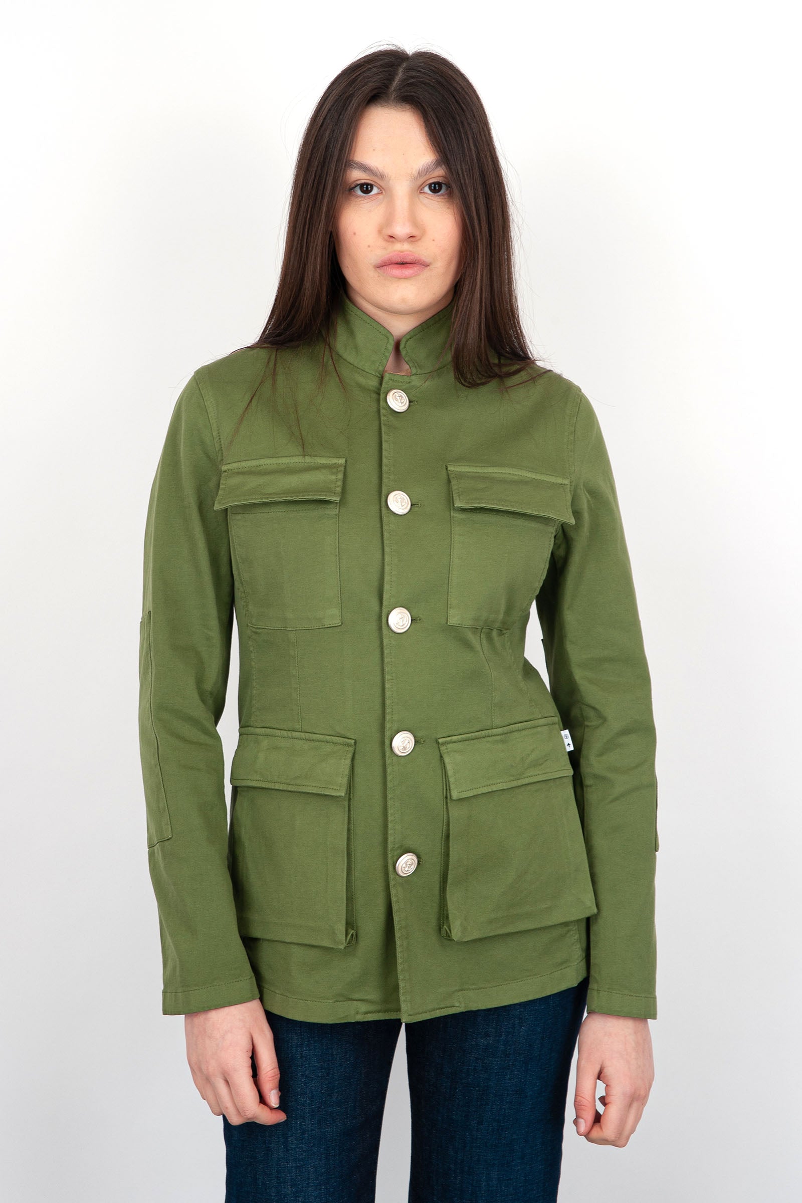 Department Five Green Military Cotton Field Jacket - 1