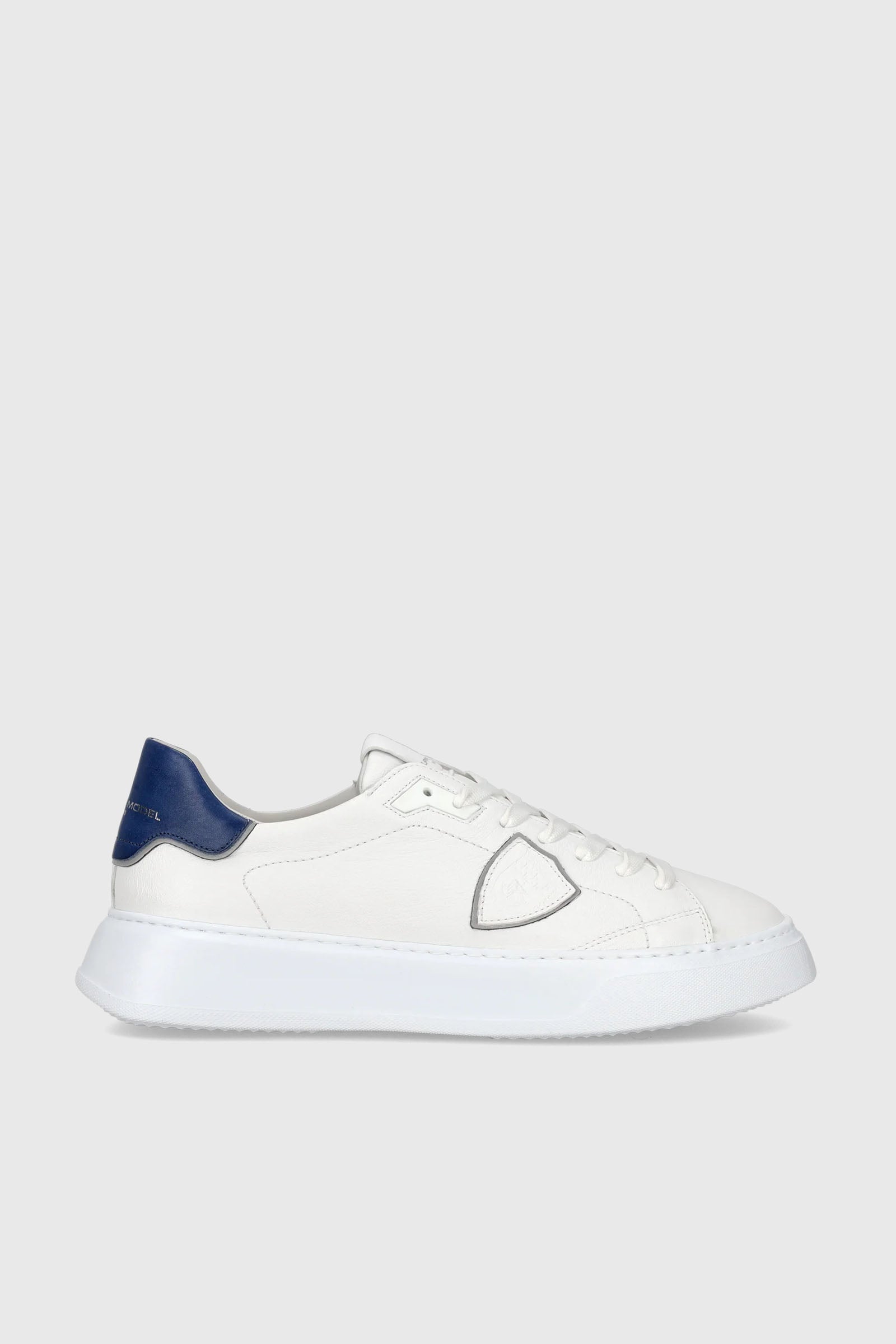 Philippe Model Sneaker Temple West Leather White/Blue - 1