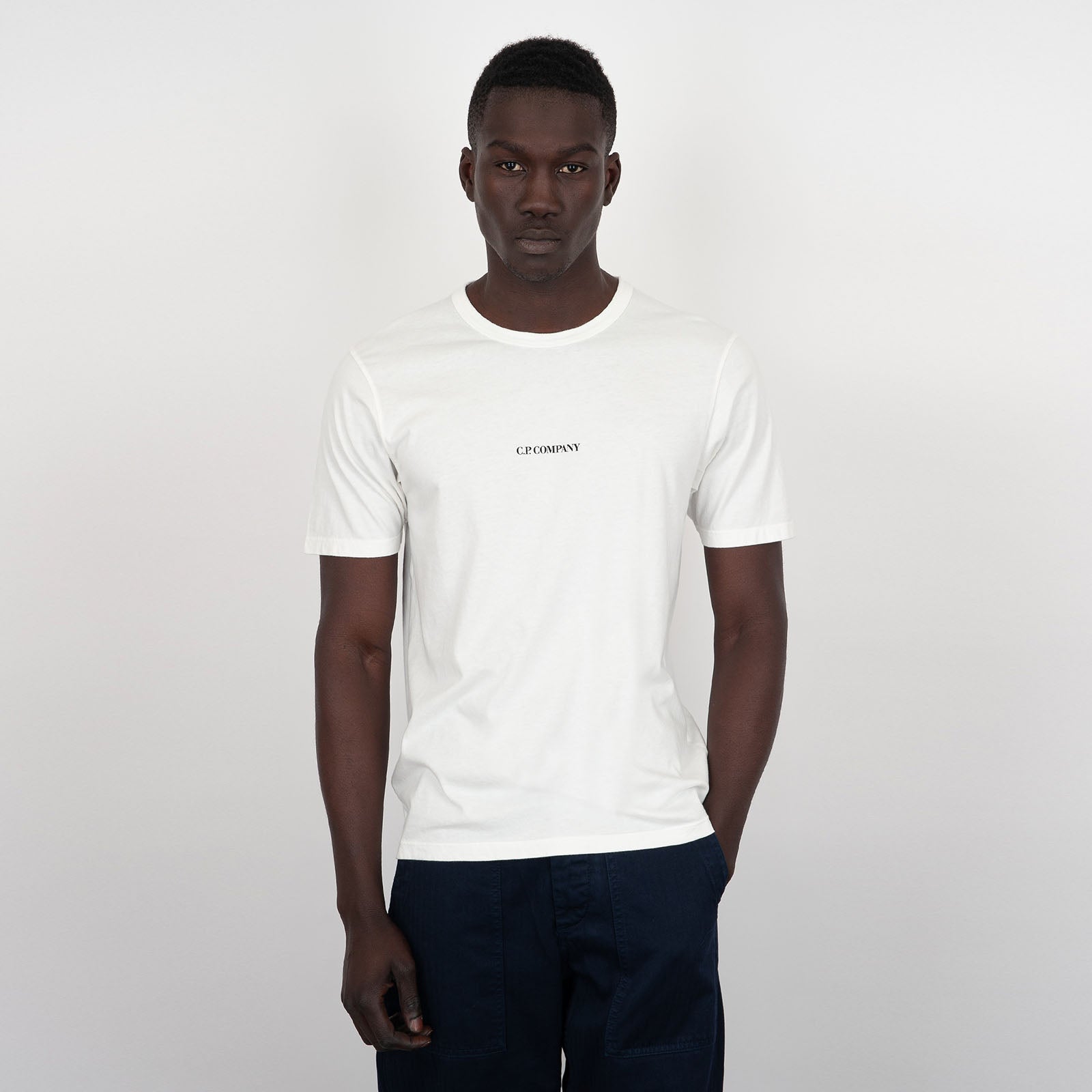C.P. Company T-shirt 24-1 Jersey Cotone Bianco - 6