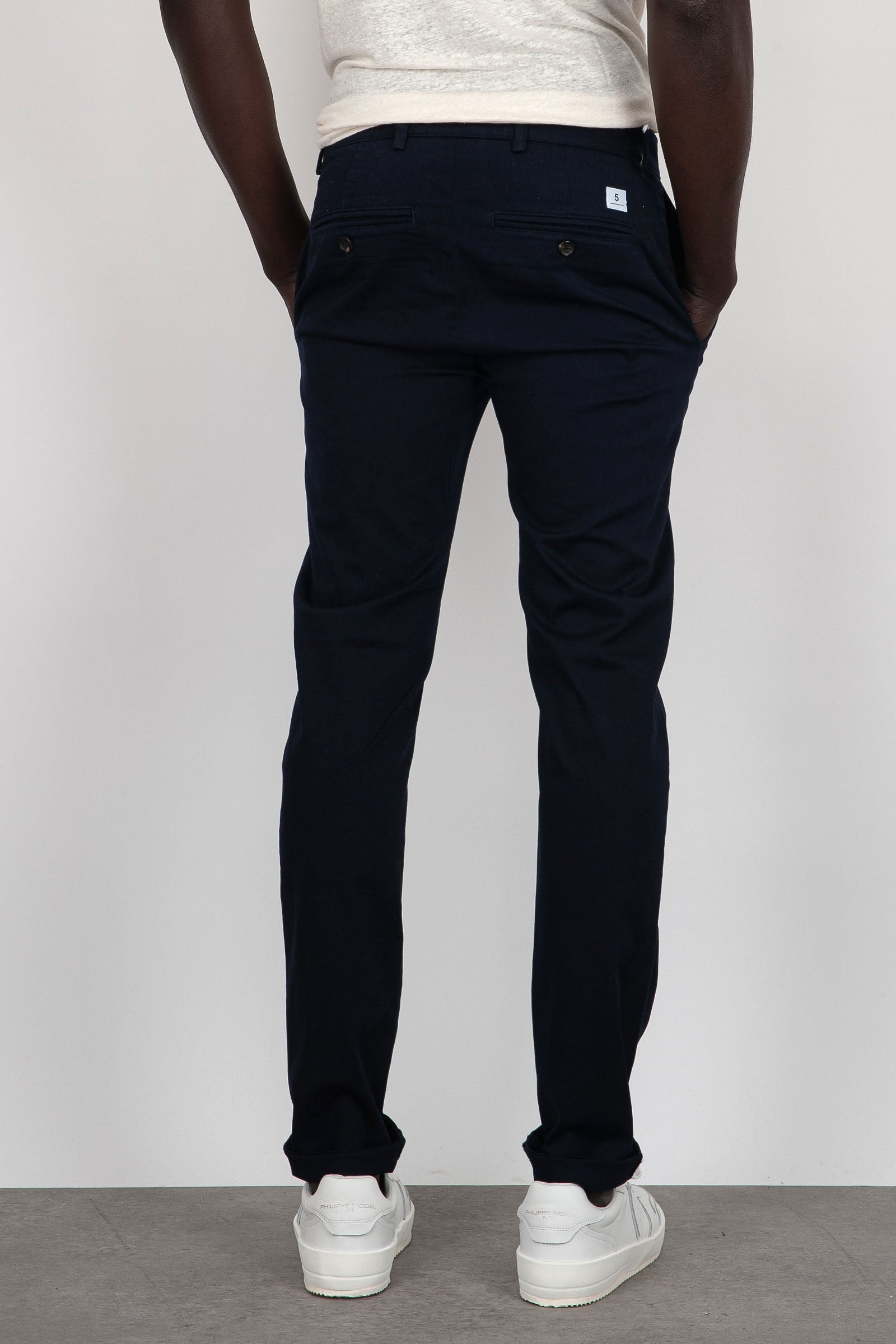 Department Five Mike Trousers Cotton Navy Blue - 3