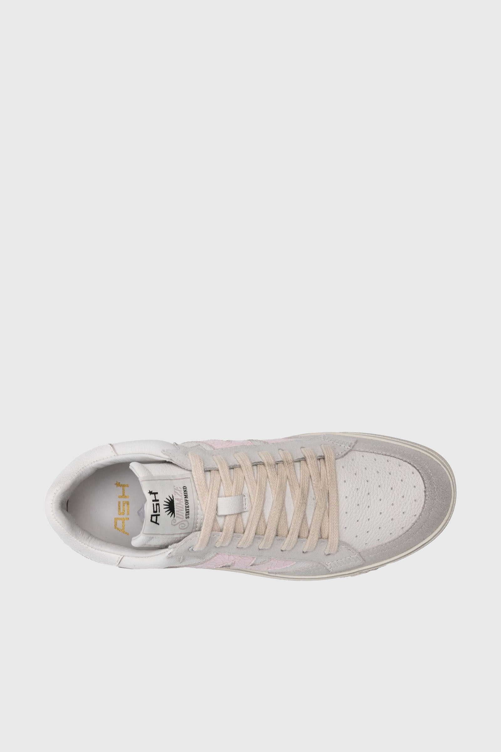 Ash Sneaker Moonlight Synthetic White/Pink - 4
