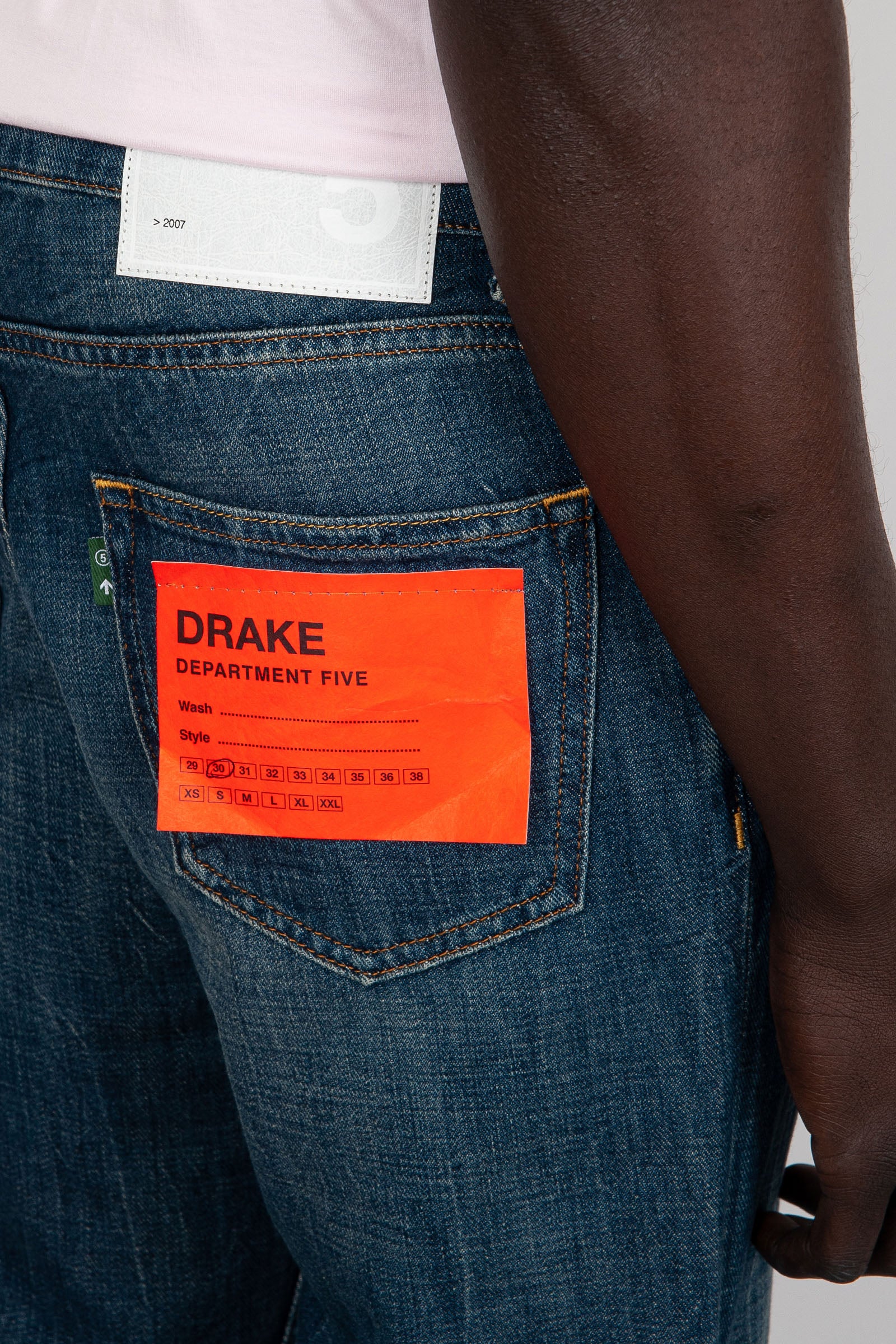 Department Five Jeans Drake Denim Blu Medio - 5