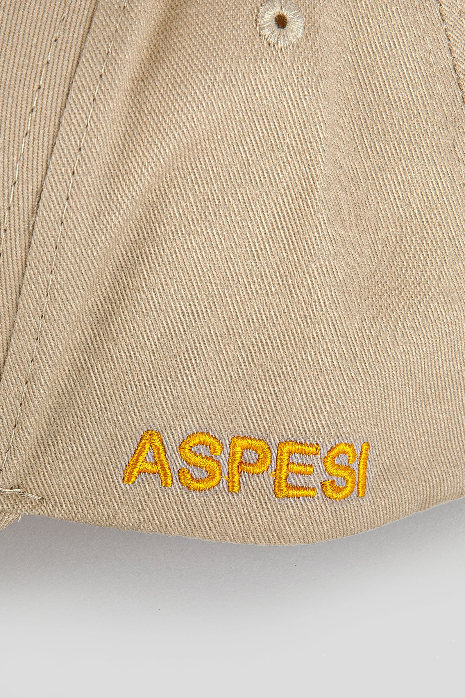 Aspesi Cotton Hat in Sand 2C01-P12801047 - 3