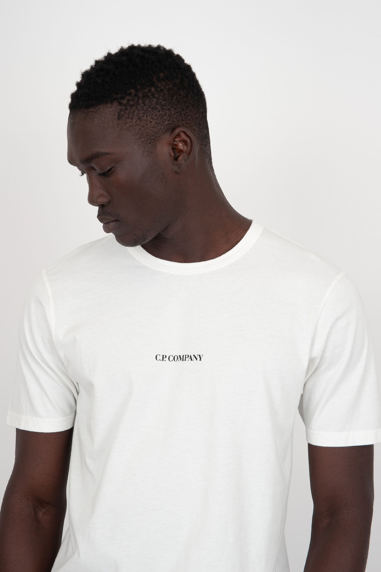 C.P. Company T-shirt 24/1 Cotton Jersey White - 1