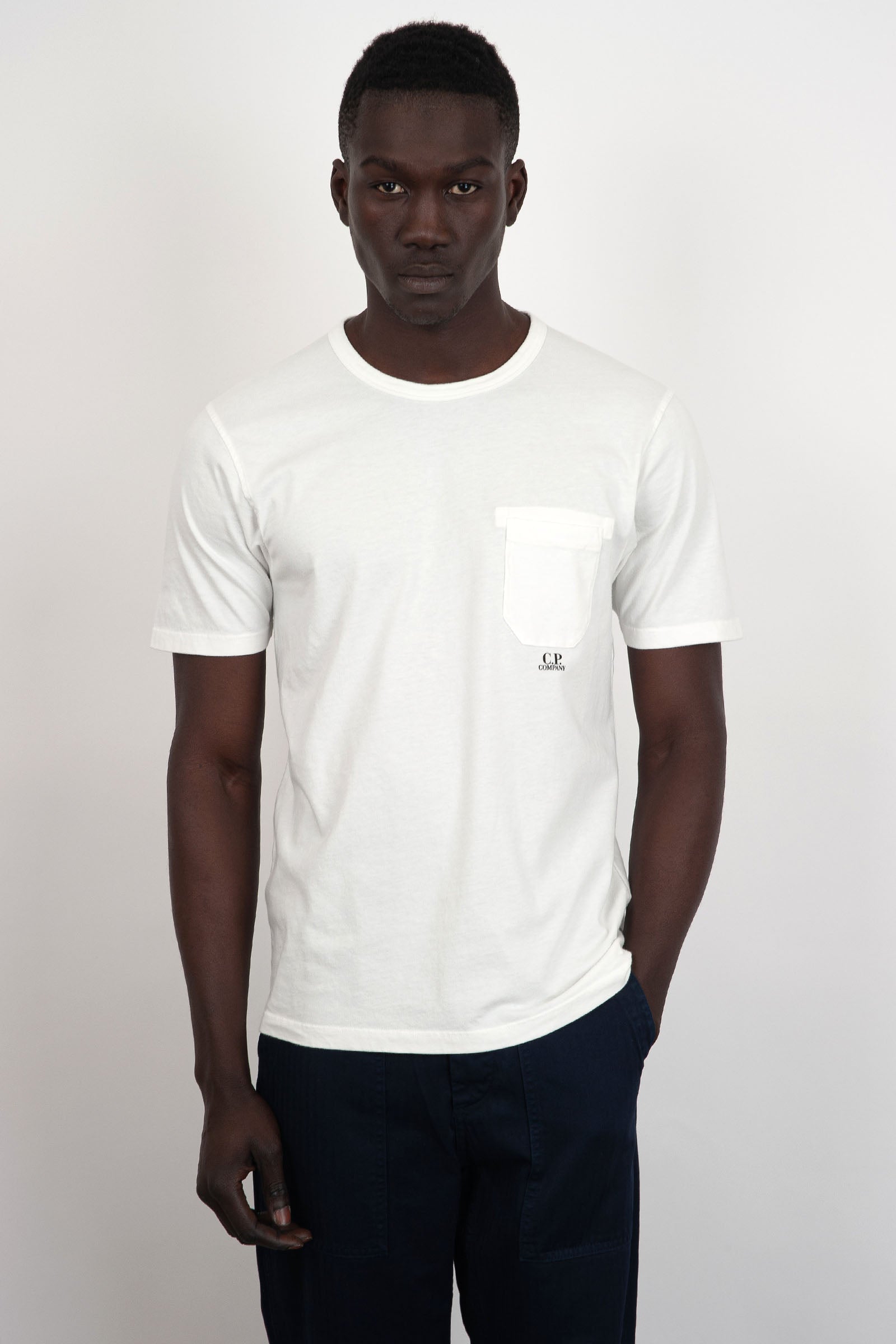 C.P. Company T-Shirt 24/1 Jersey Cotone Bianco - 2