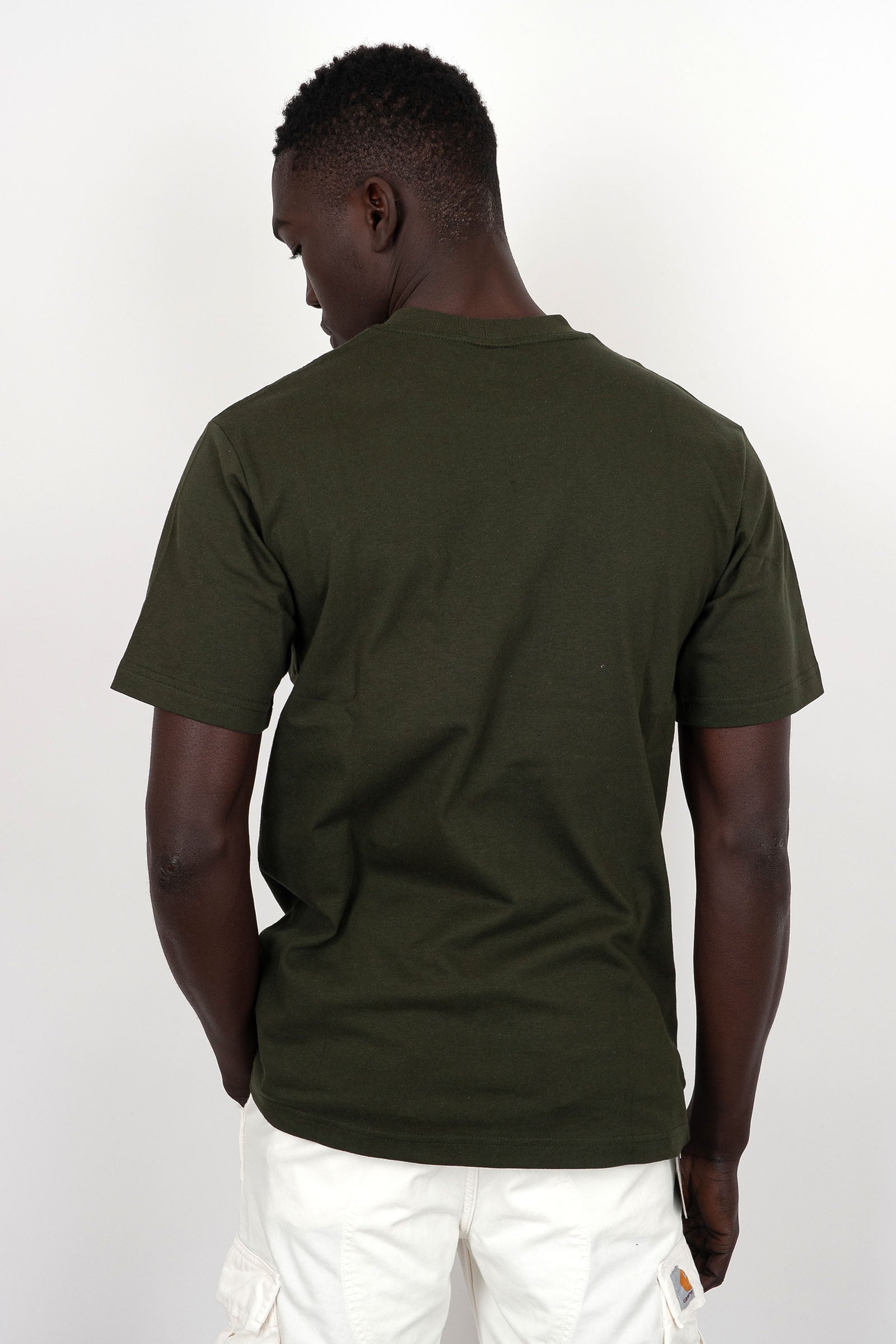 Filson T-shirt Embroidered Pocket Cotone Verde Scuro - 4