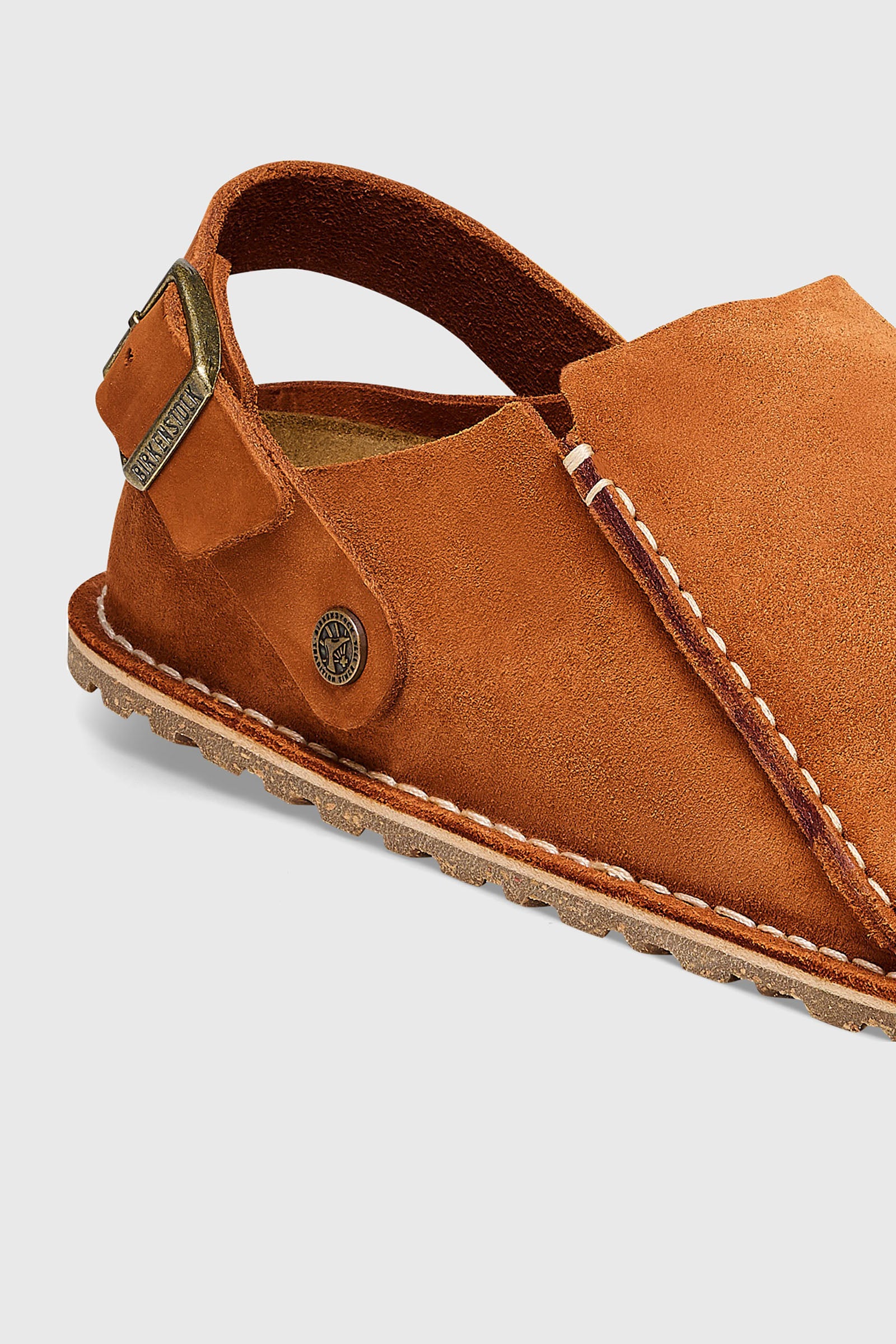 "Lutry Premium, Mink Suede Tobacco, in Brown Leather for Women" - 2