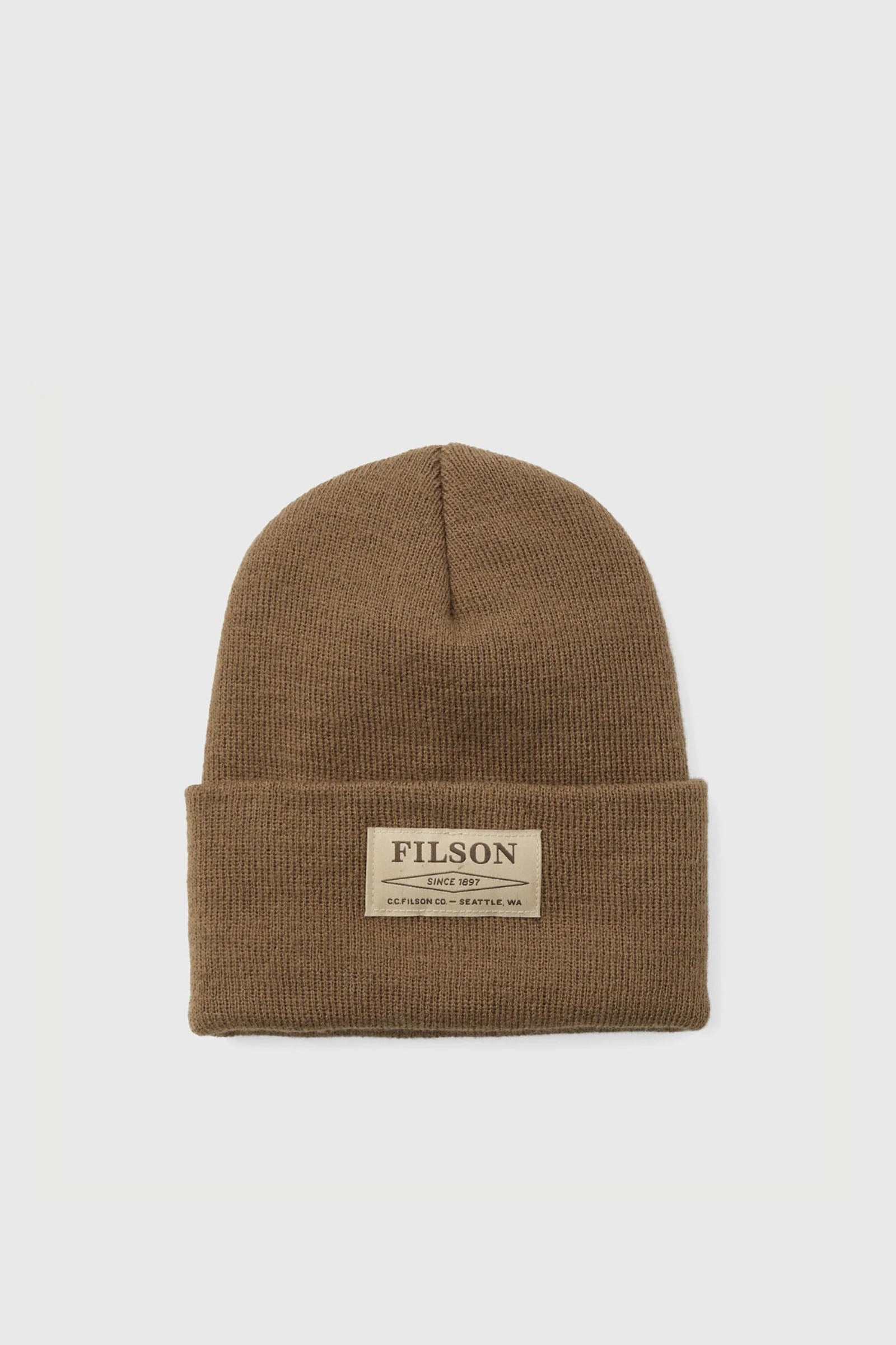 "Ballard Watch Cap Hat Gray and Taupe Synthetic Unisex" - 1