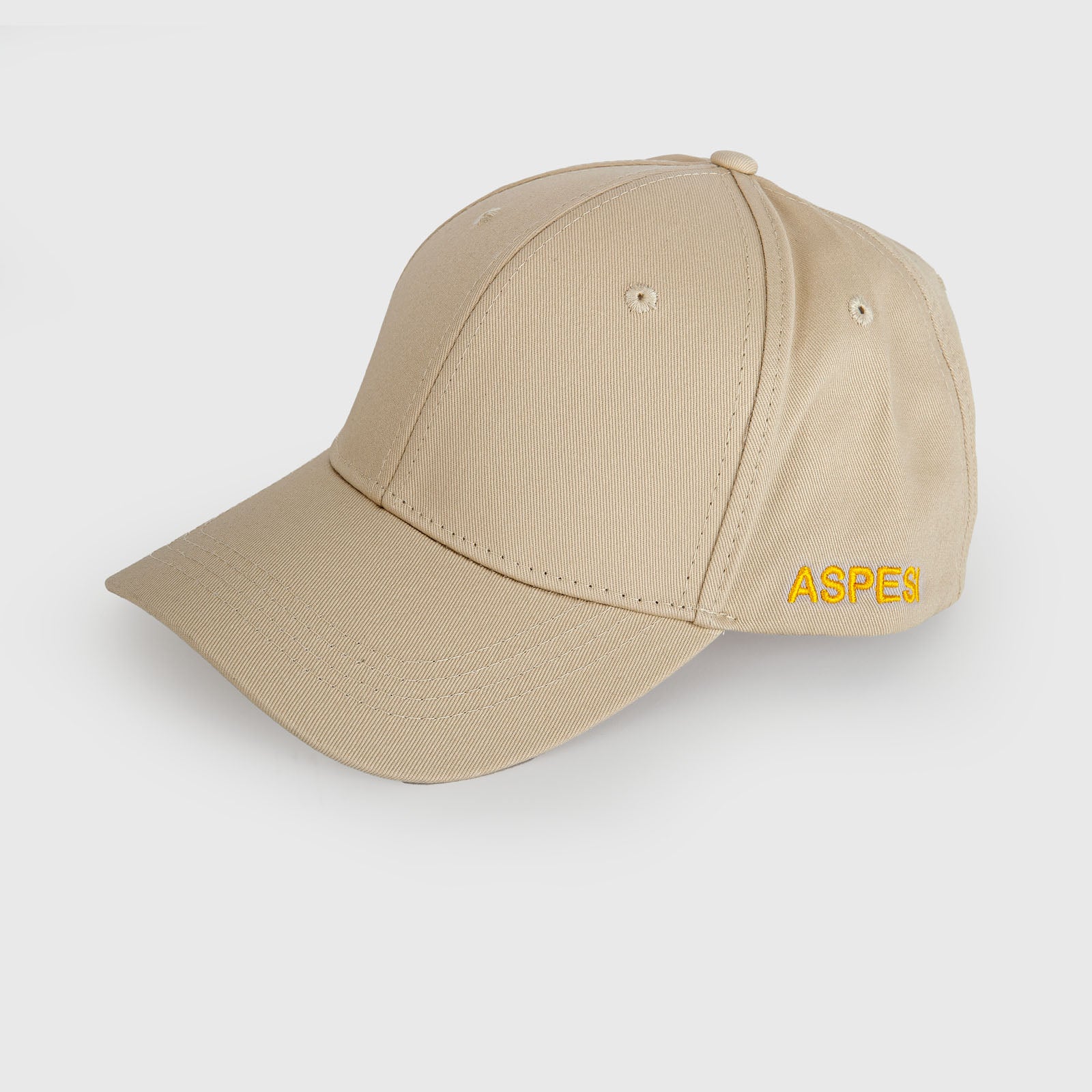 Aspesi Cotton Hat in Sand 2C01-P12801047 - 4