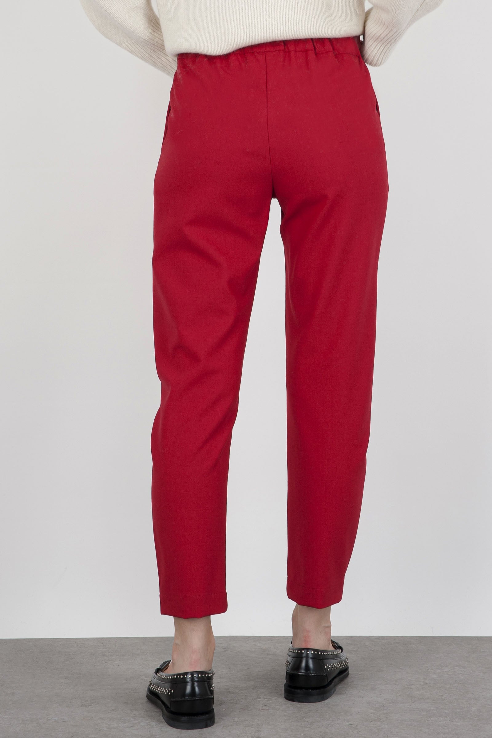 Semicouture Pantalone Buddy Rosso Donna Y3WI18D15 - 5